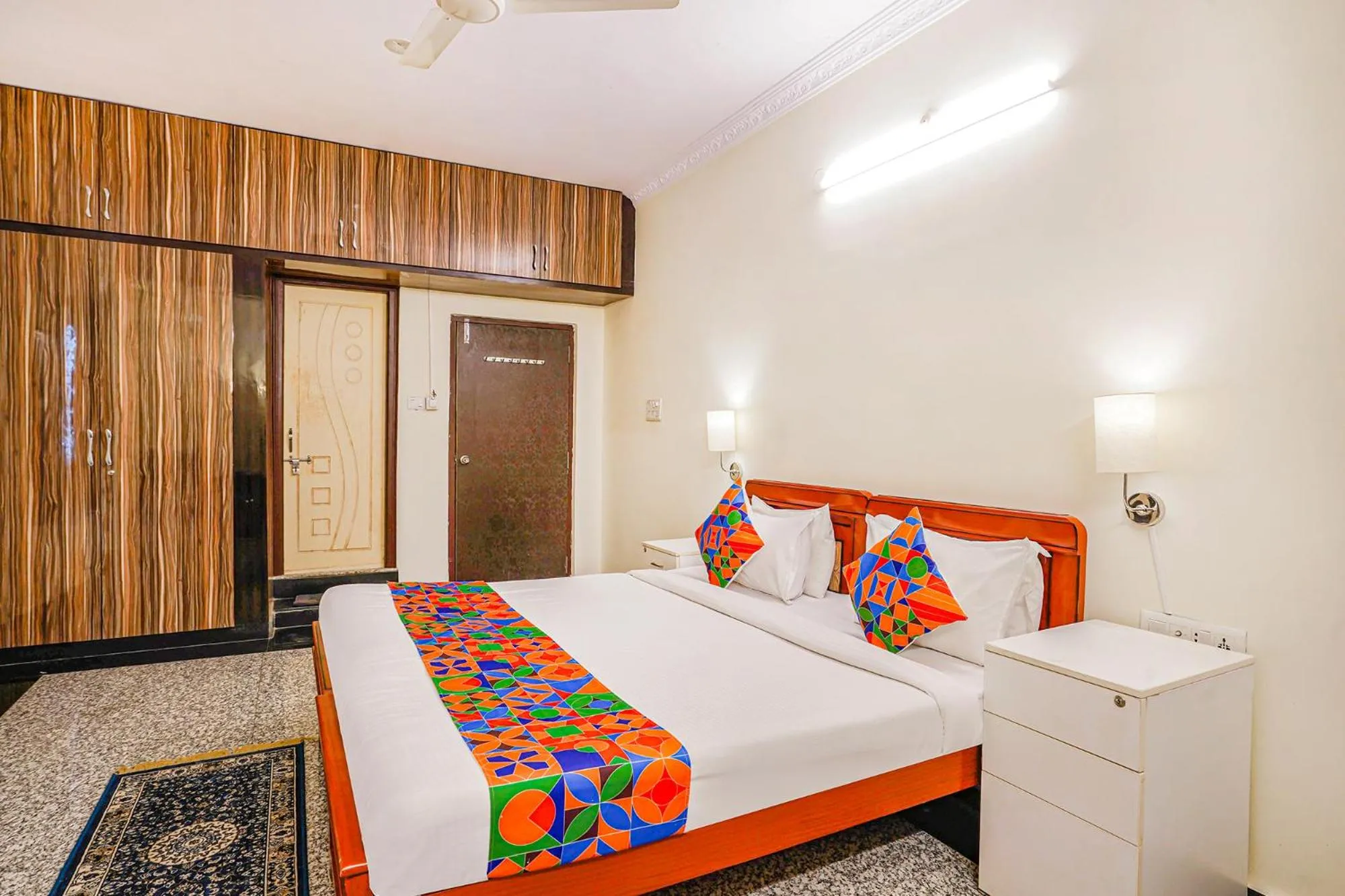 Bed in FabHotel Eminent Suites Banjara Hills - Nr LV Prasad Institute
