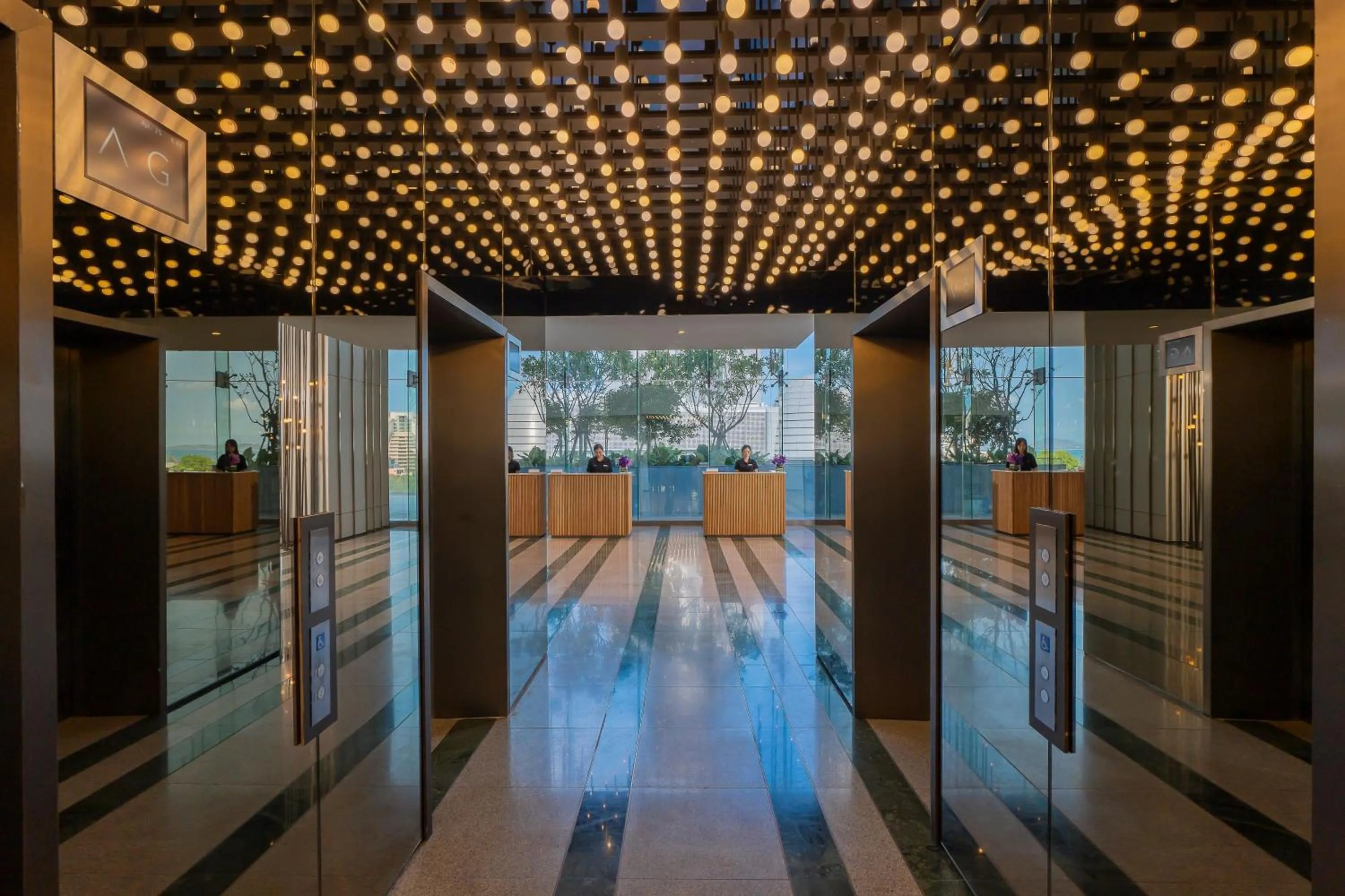 Lobby or reception in Akara Hotel Pattaya