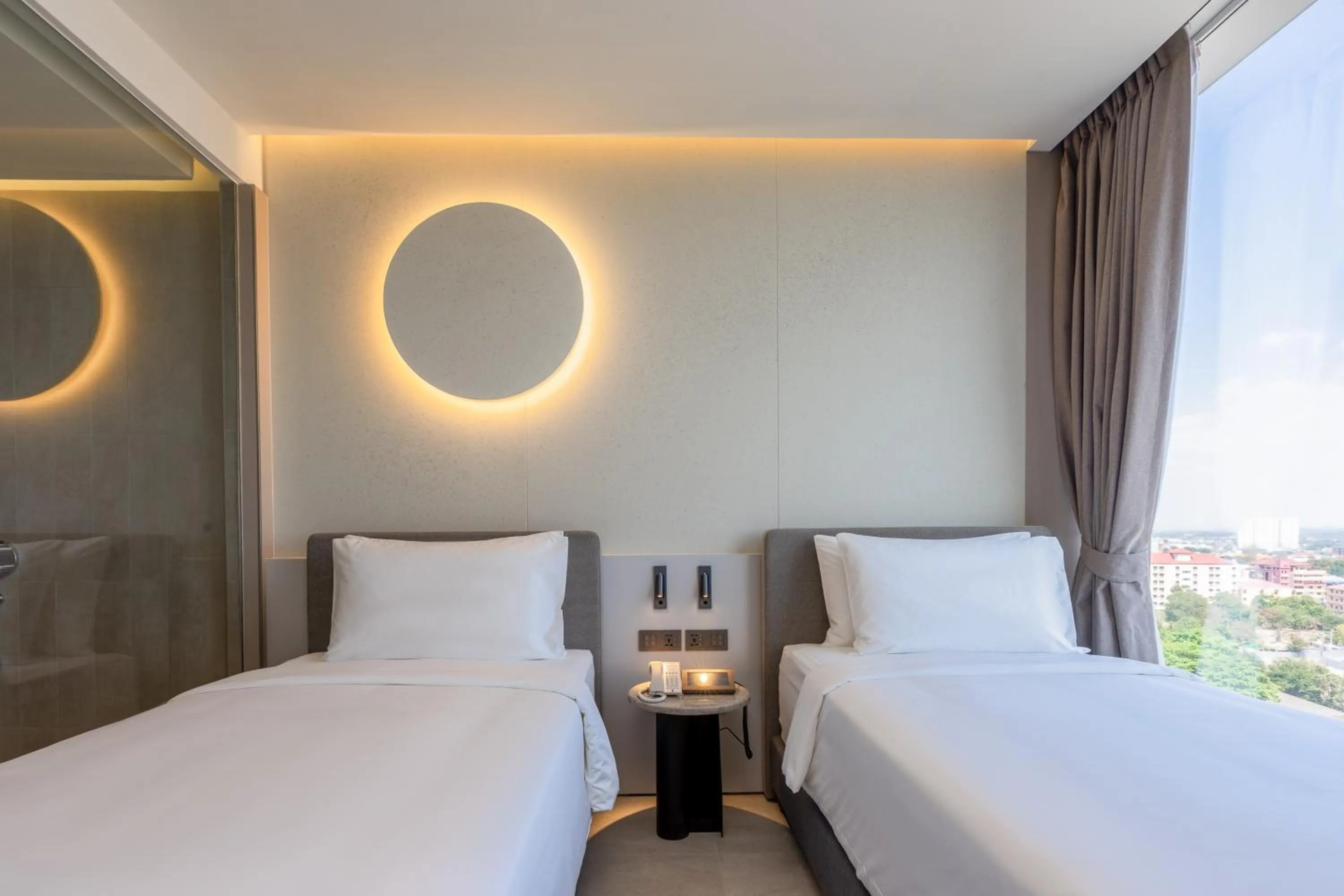 Bed in Akara Hotel Pattaya