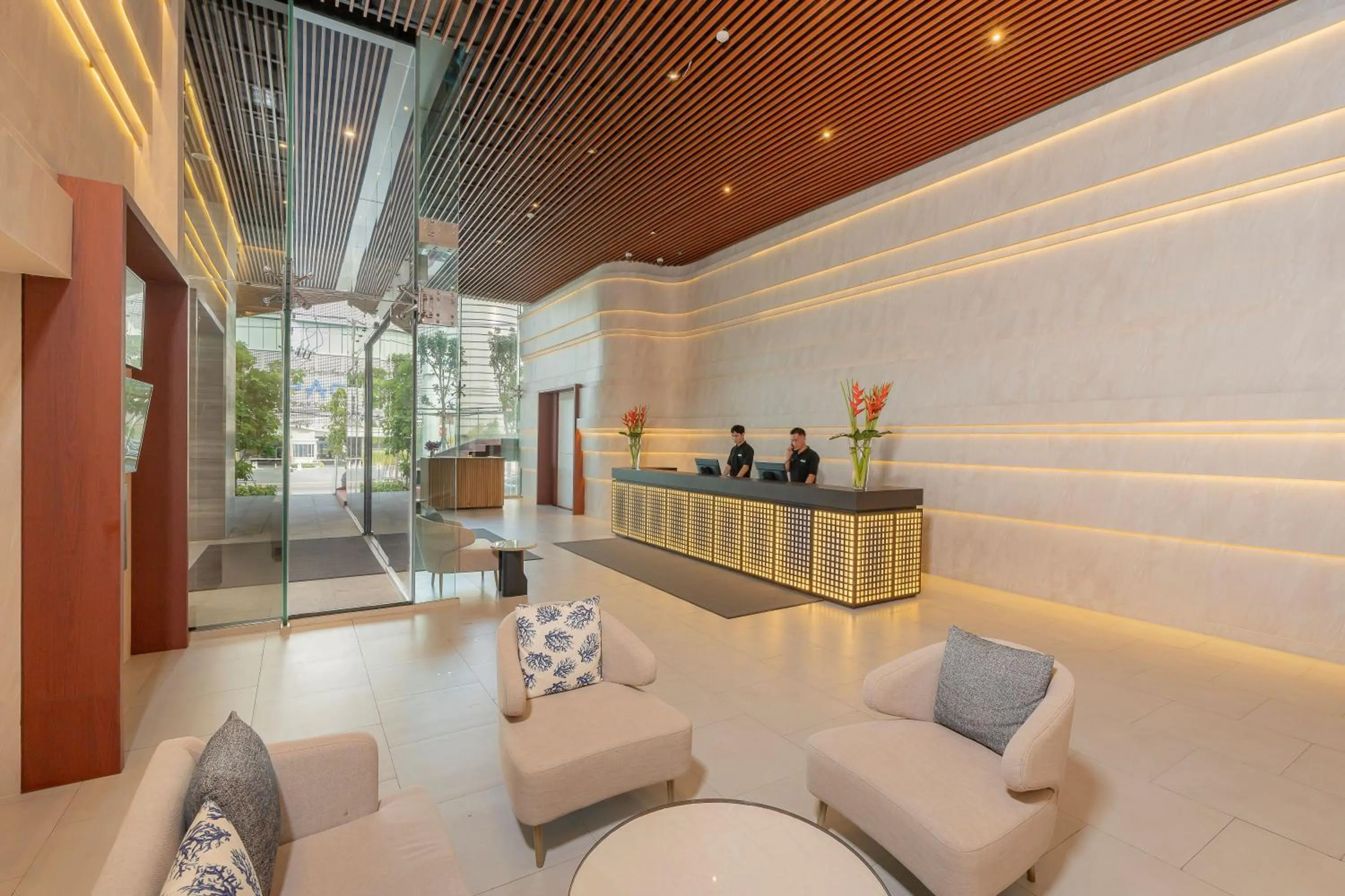 Lobby or reception in Akara Hotel Pattaya