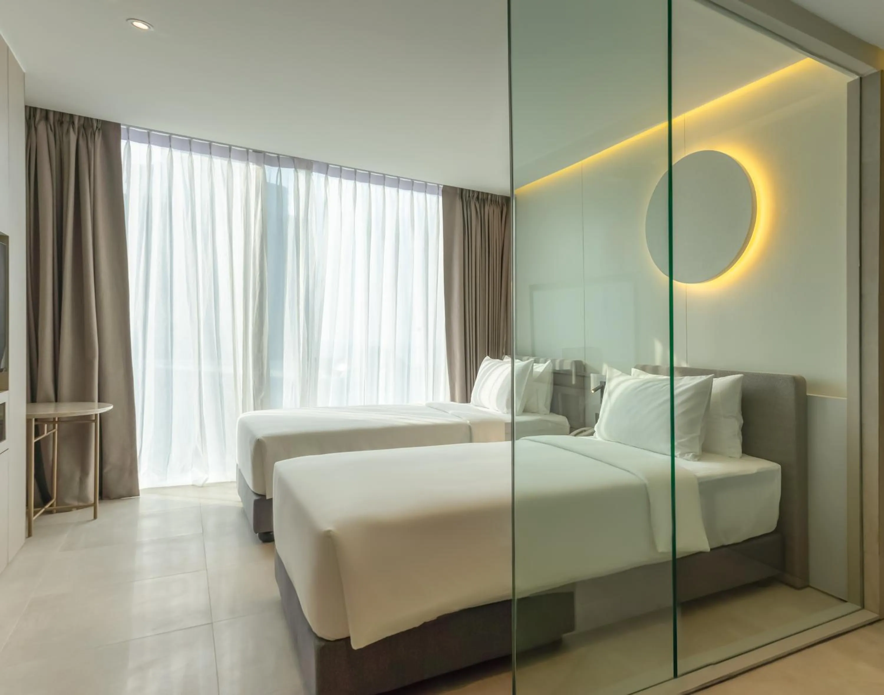 Bed in Akara Hotel Pattaya