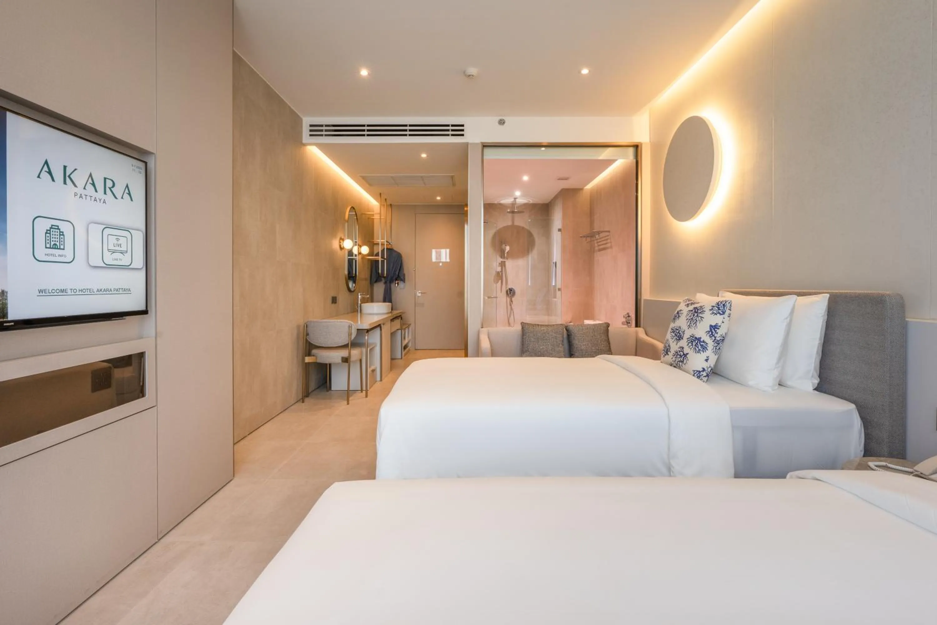 Bedroom, Bed in Akara Hotel Pattaya