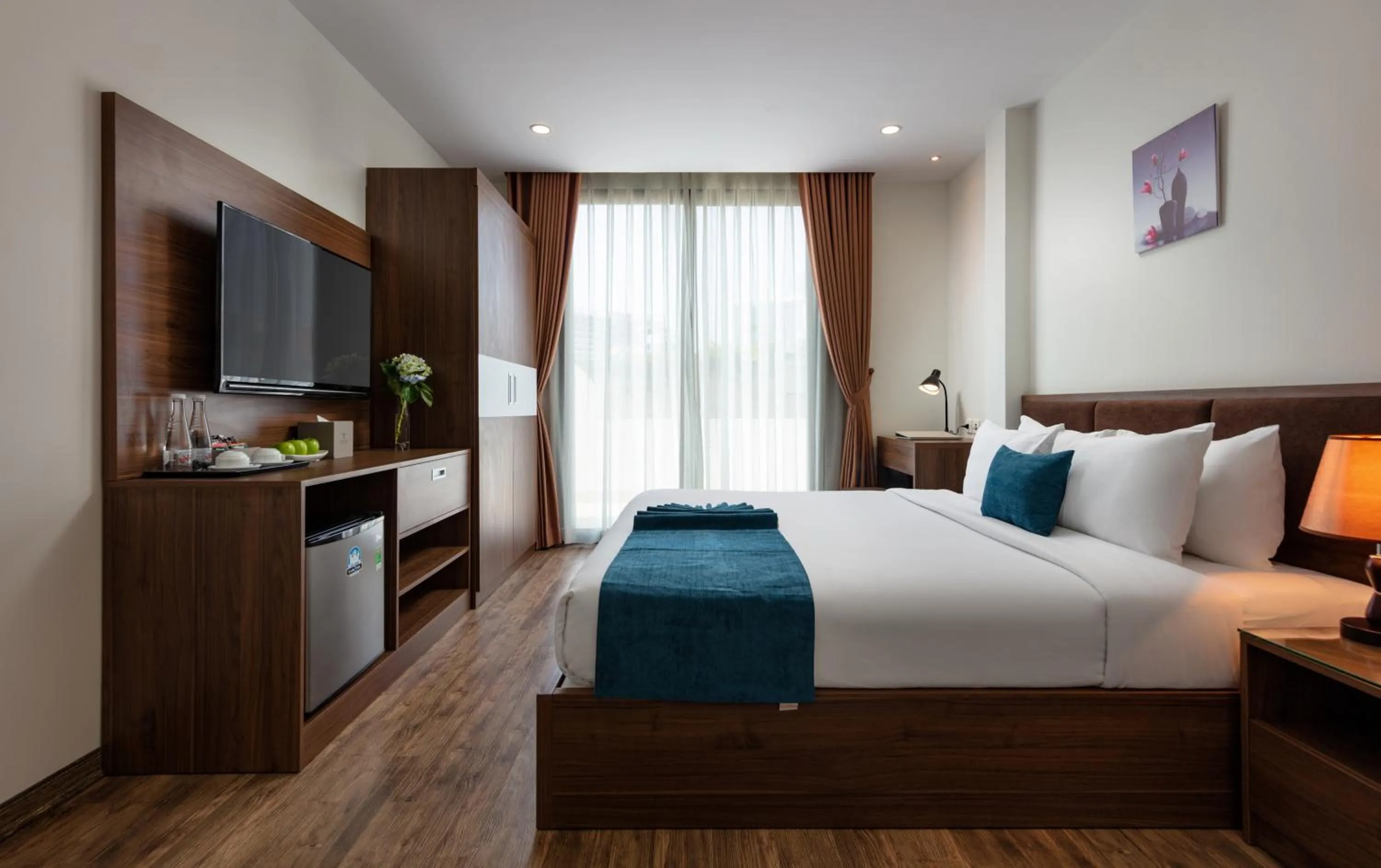 Bed in La Batisse Inn Hotel Hanoi