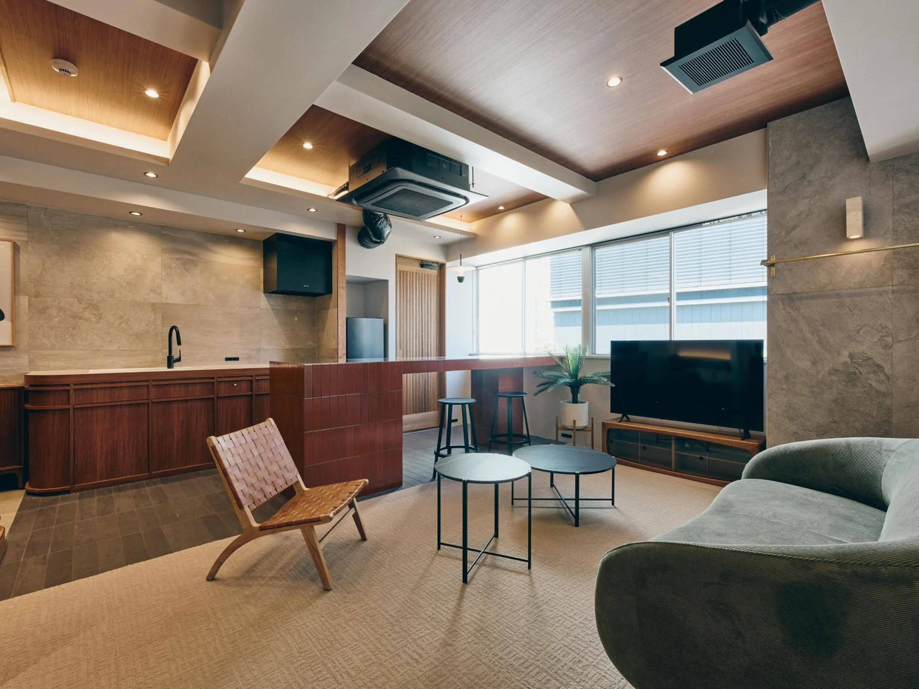 Living room in illi Mani Shibuya