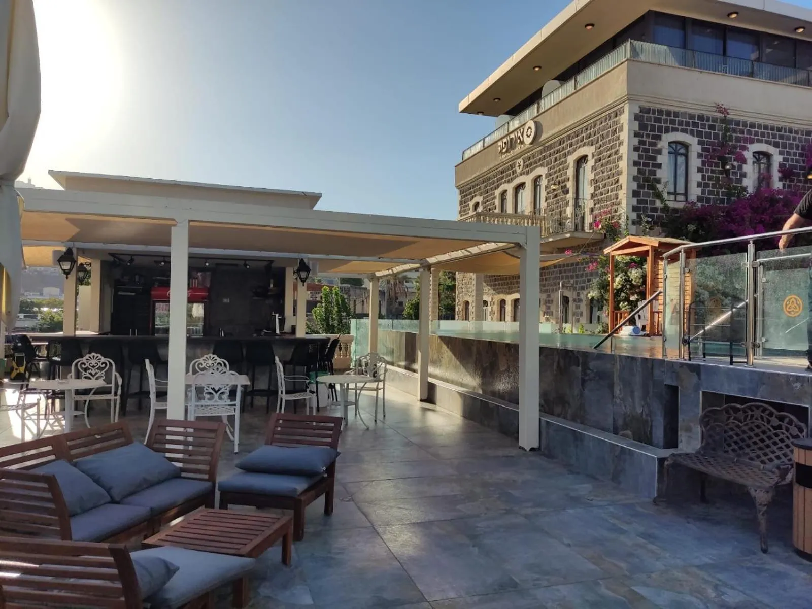 Swimming pool in Europa 1917