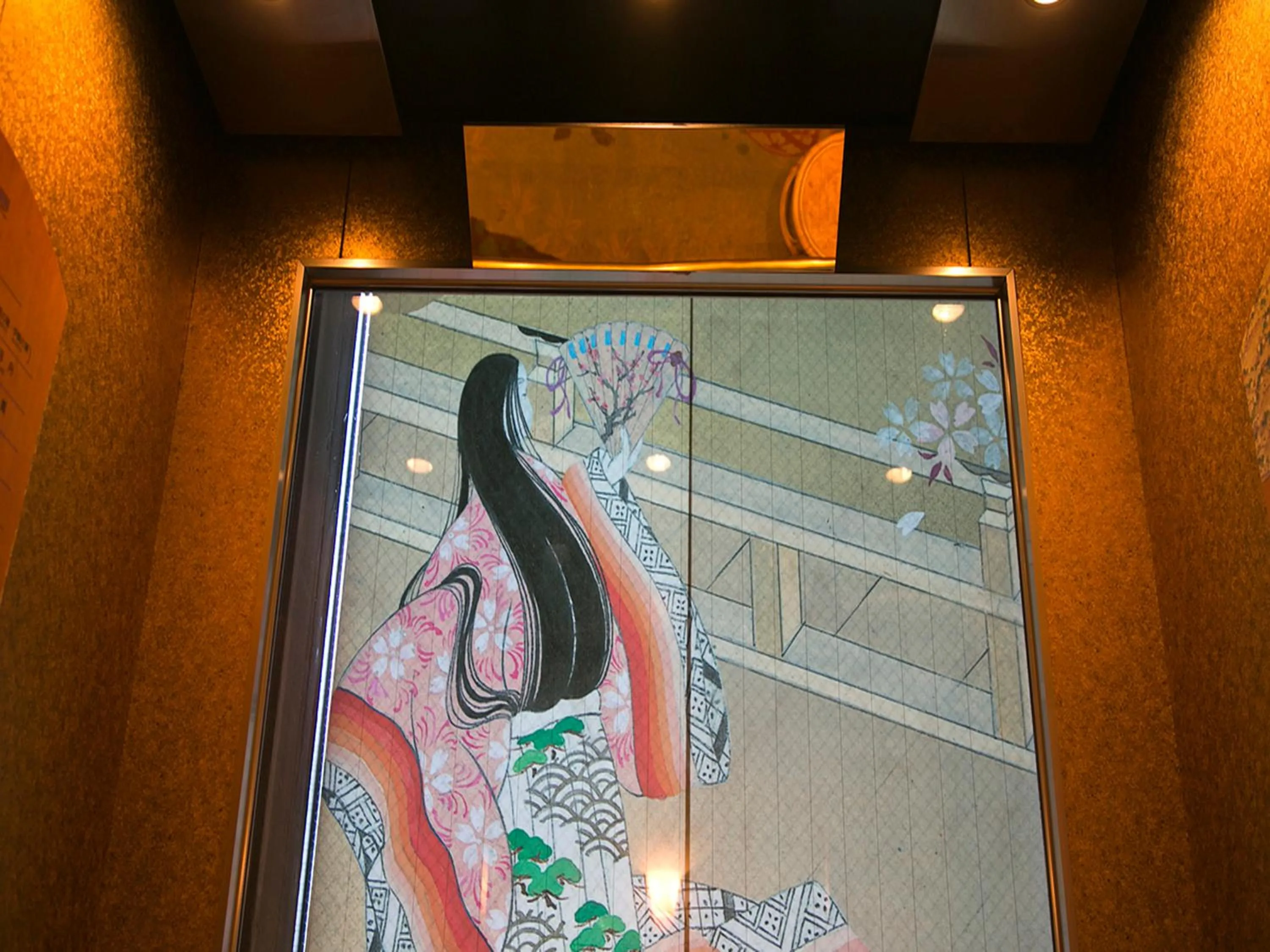 Decorative detail in Genjiko