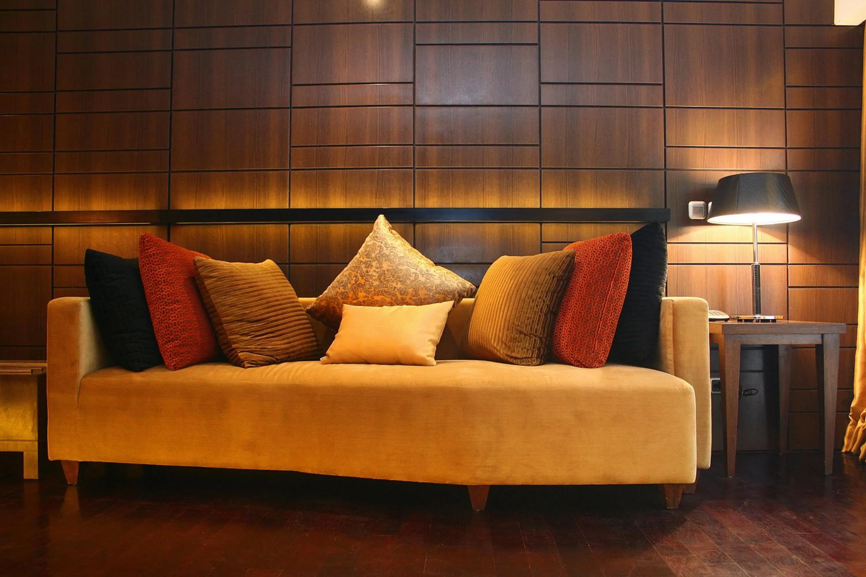 Living room in de Vins Sky Hotel Seminyak