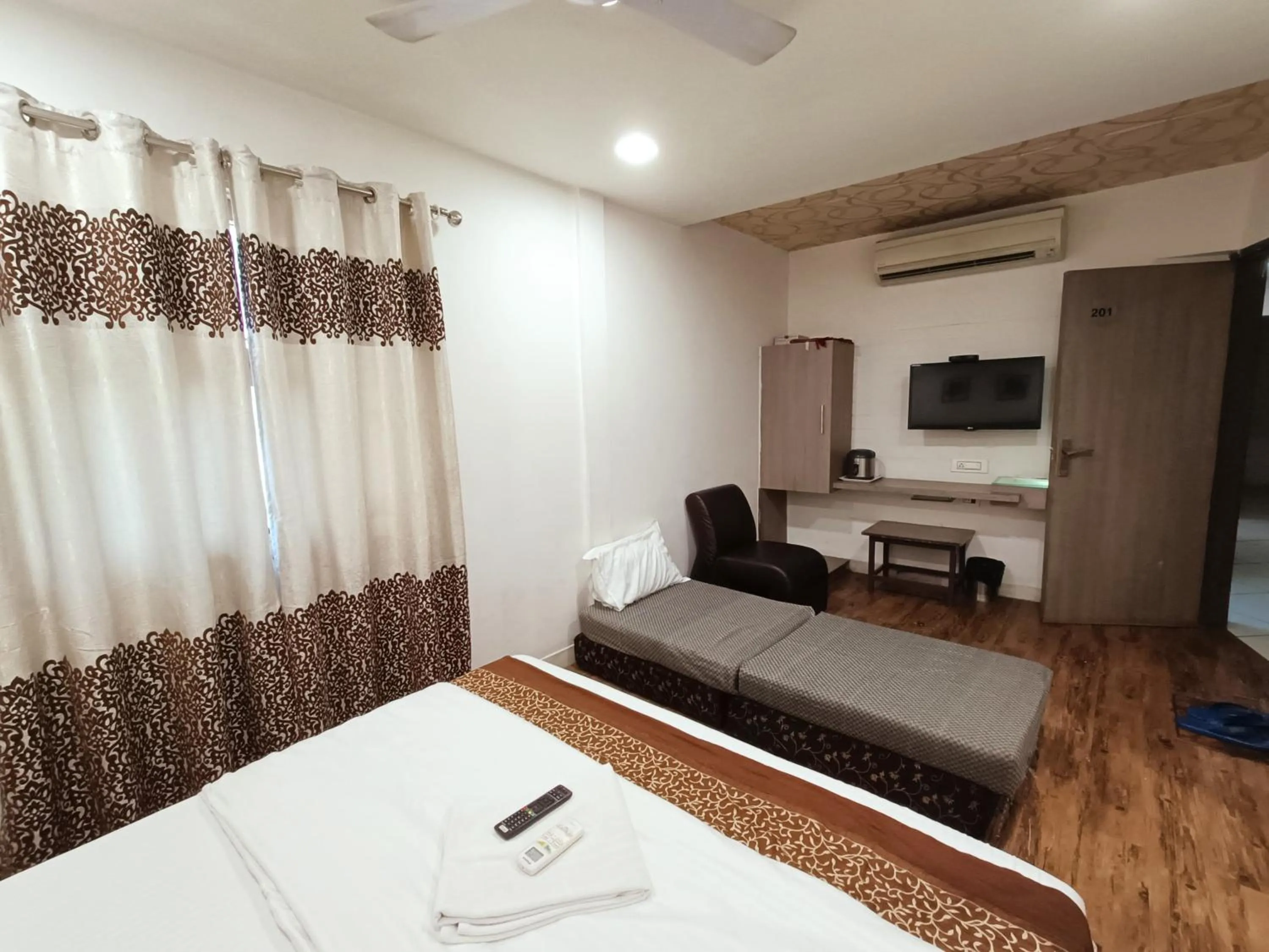 Bed in Hotel City Inn