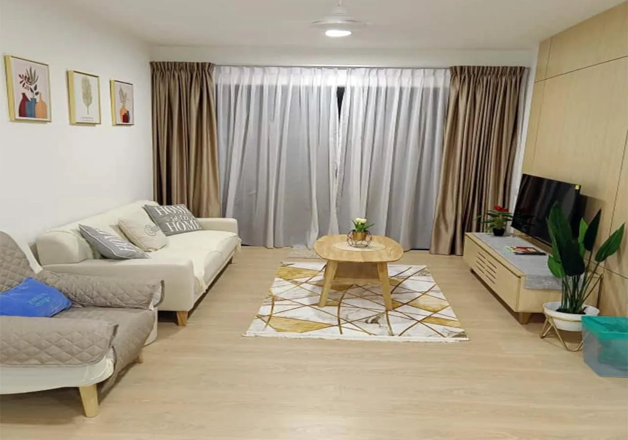 Two-Bedroom Apartment with Balcony and Sea View in Mutiara Melaka Beach Resort - Islamic Compliance Only