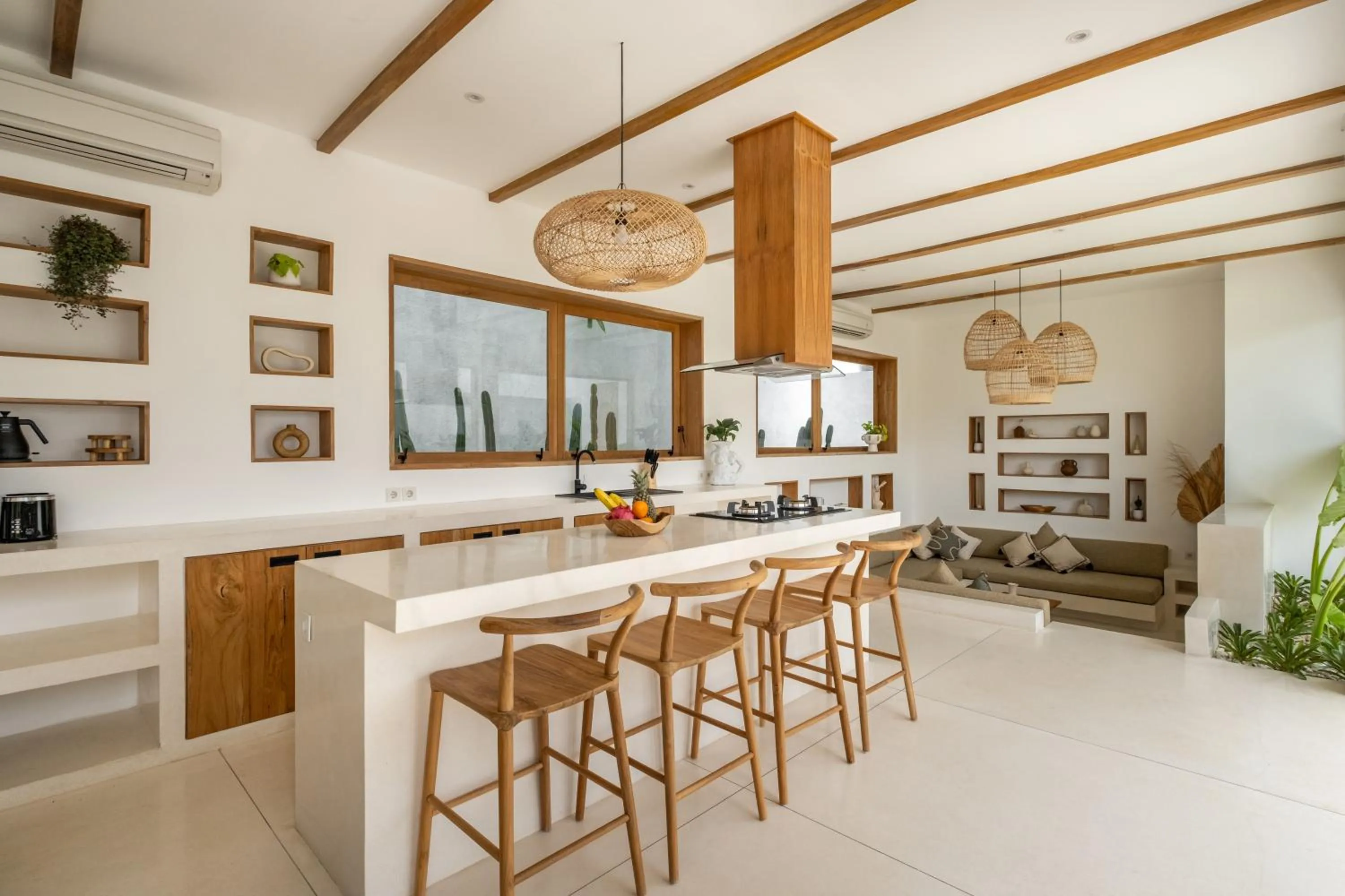 Kitchen or kitchenette in Mr. & Mrs. W Bingin by Alfred in Bali