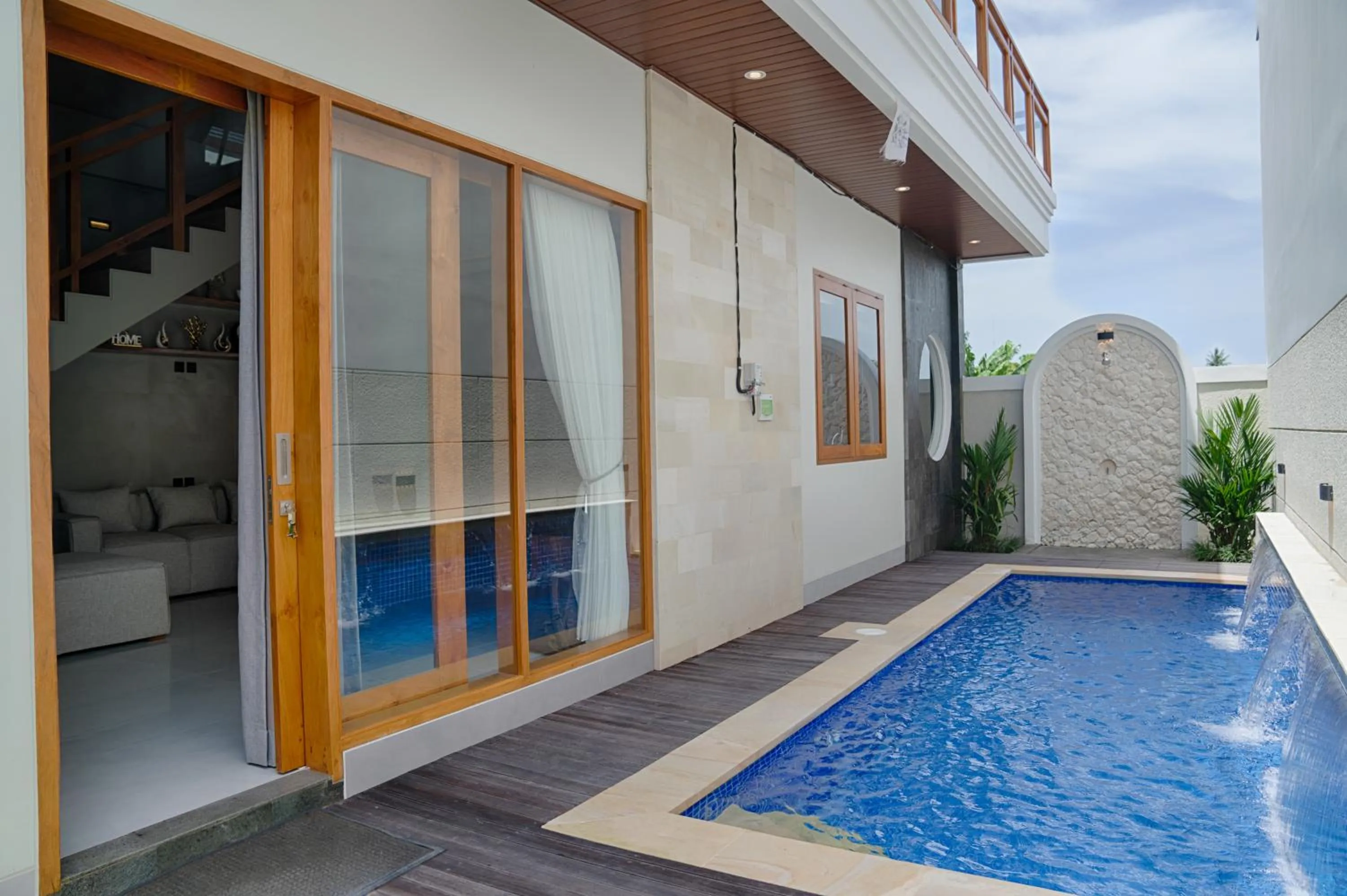 Pool view in Lebak Bali Residence
