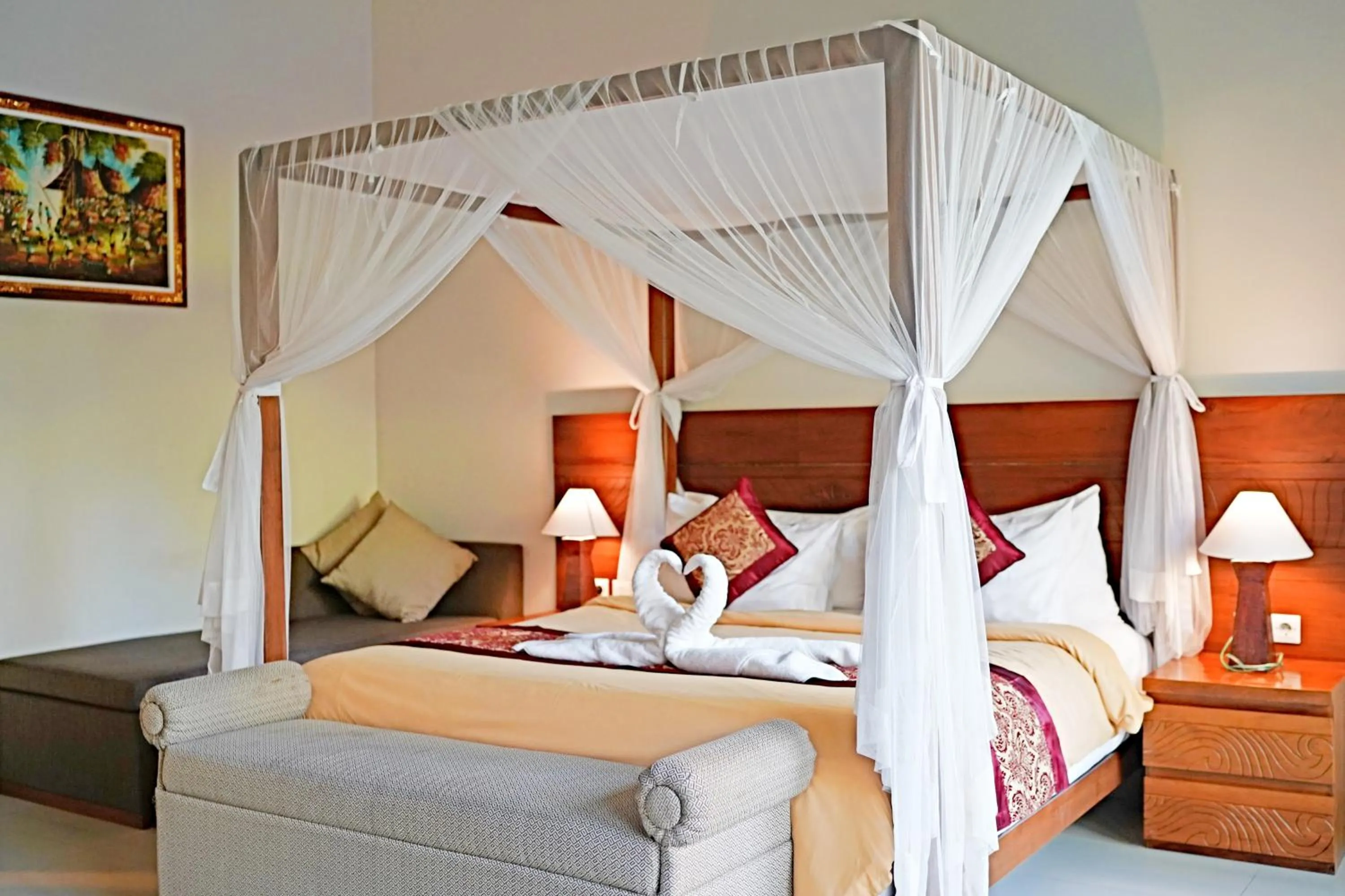 Bed in Lebak Bali Residence