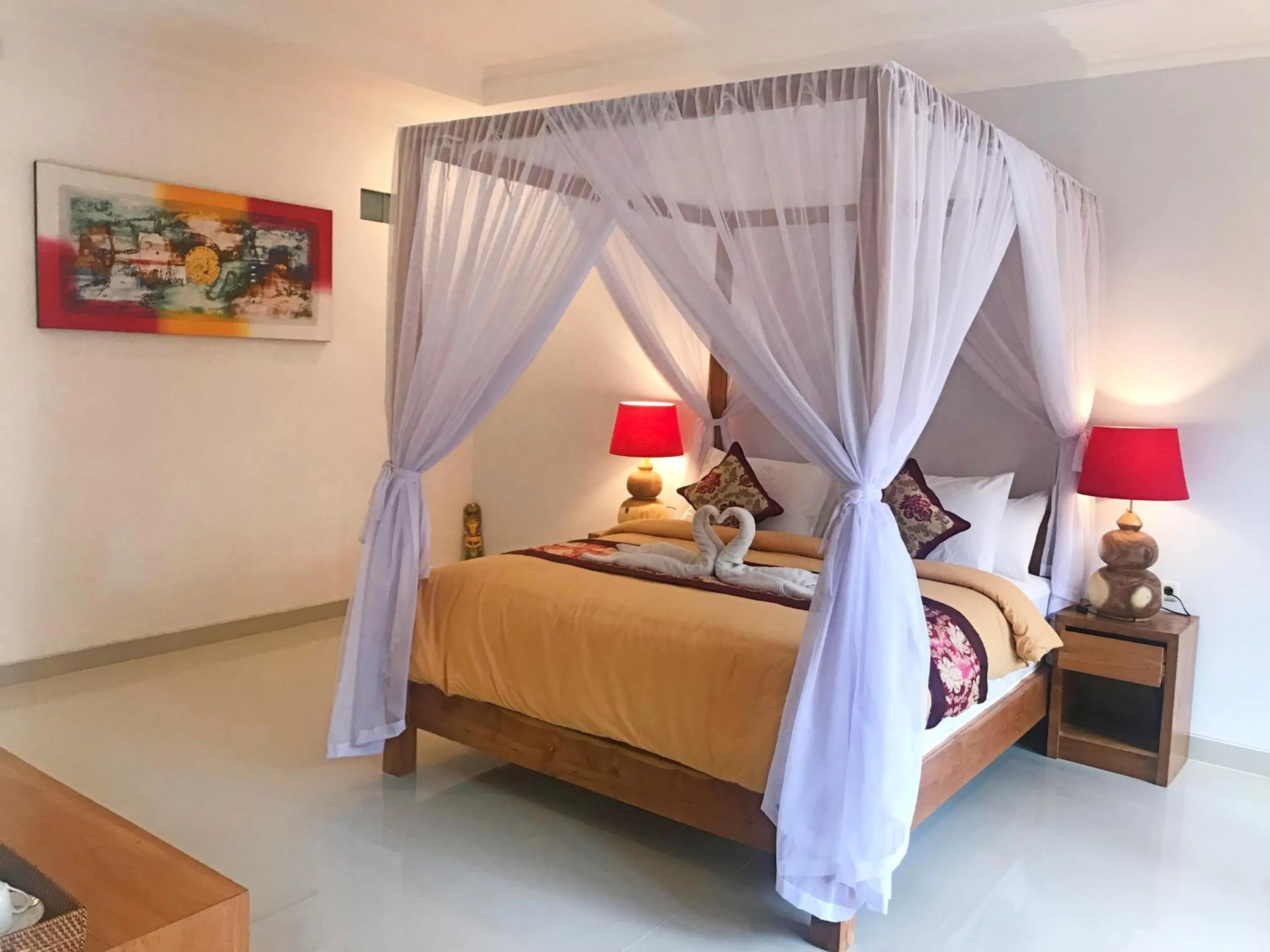 Bed in Lebak Bali Residence