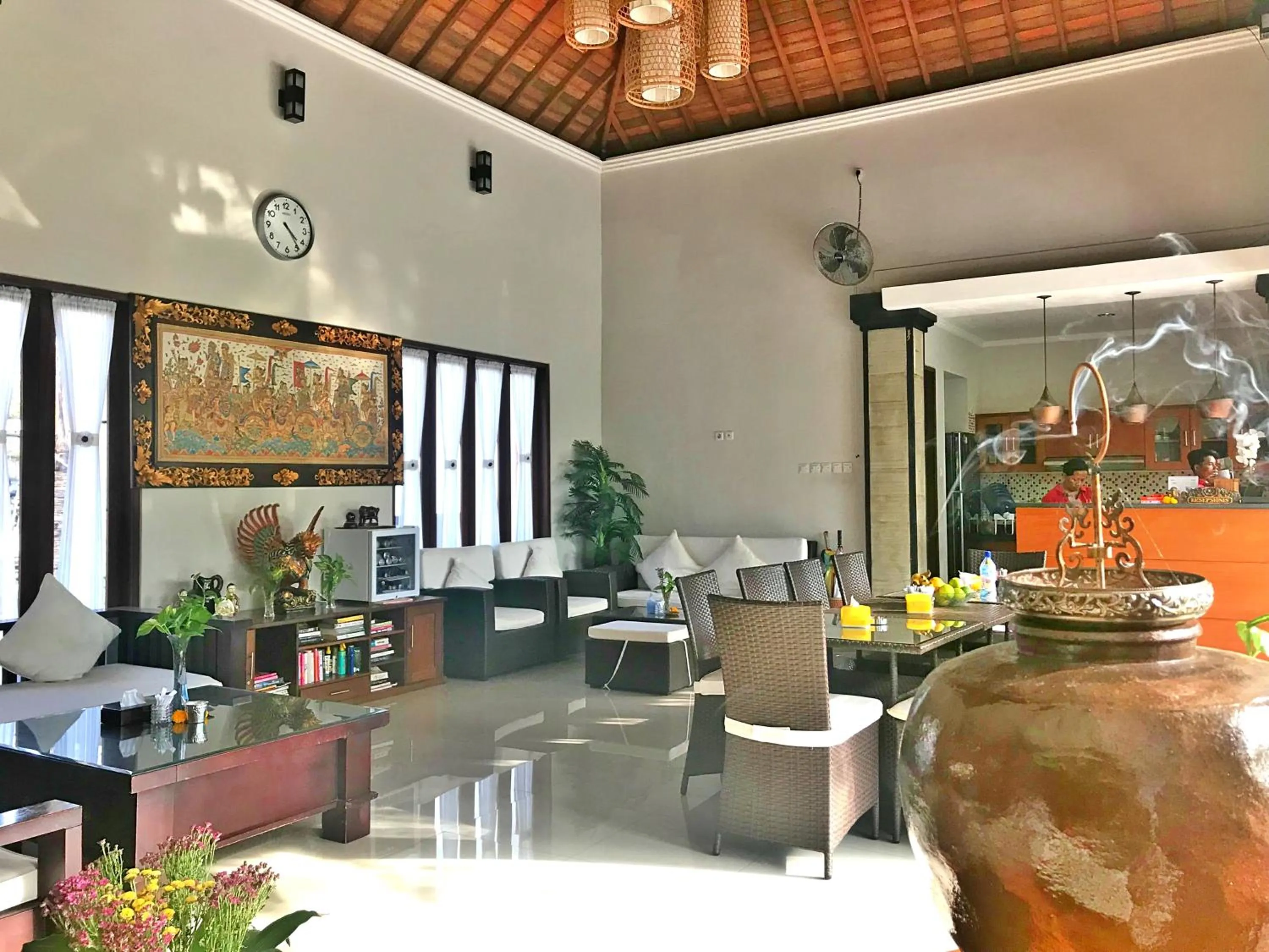 Communal lounge/ TV room in Lebak Bali Residence