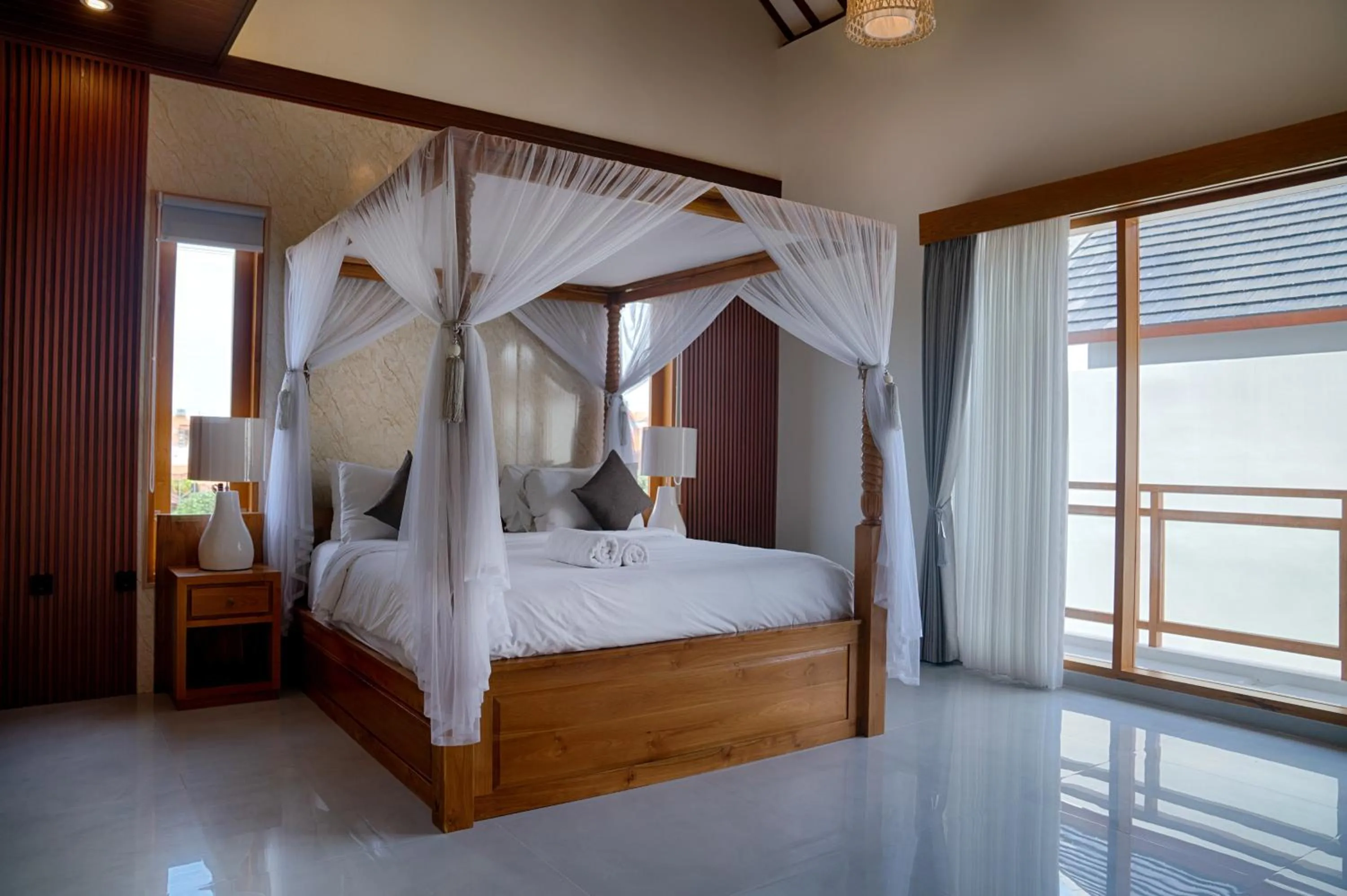 Bed in Lebak Bali Residence
