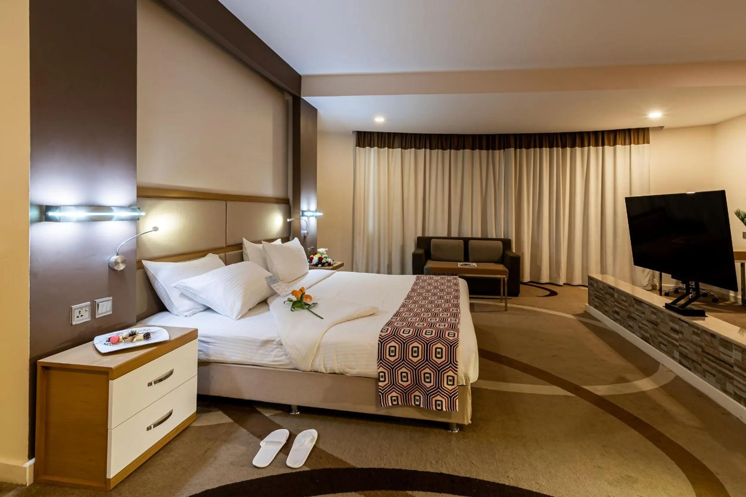 Bed in PrideInn Azure Hotel Nairobi Westlands