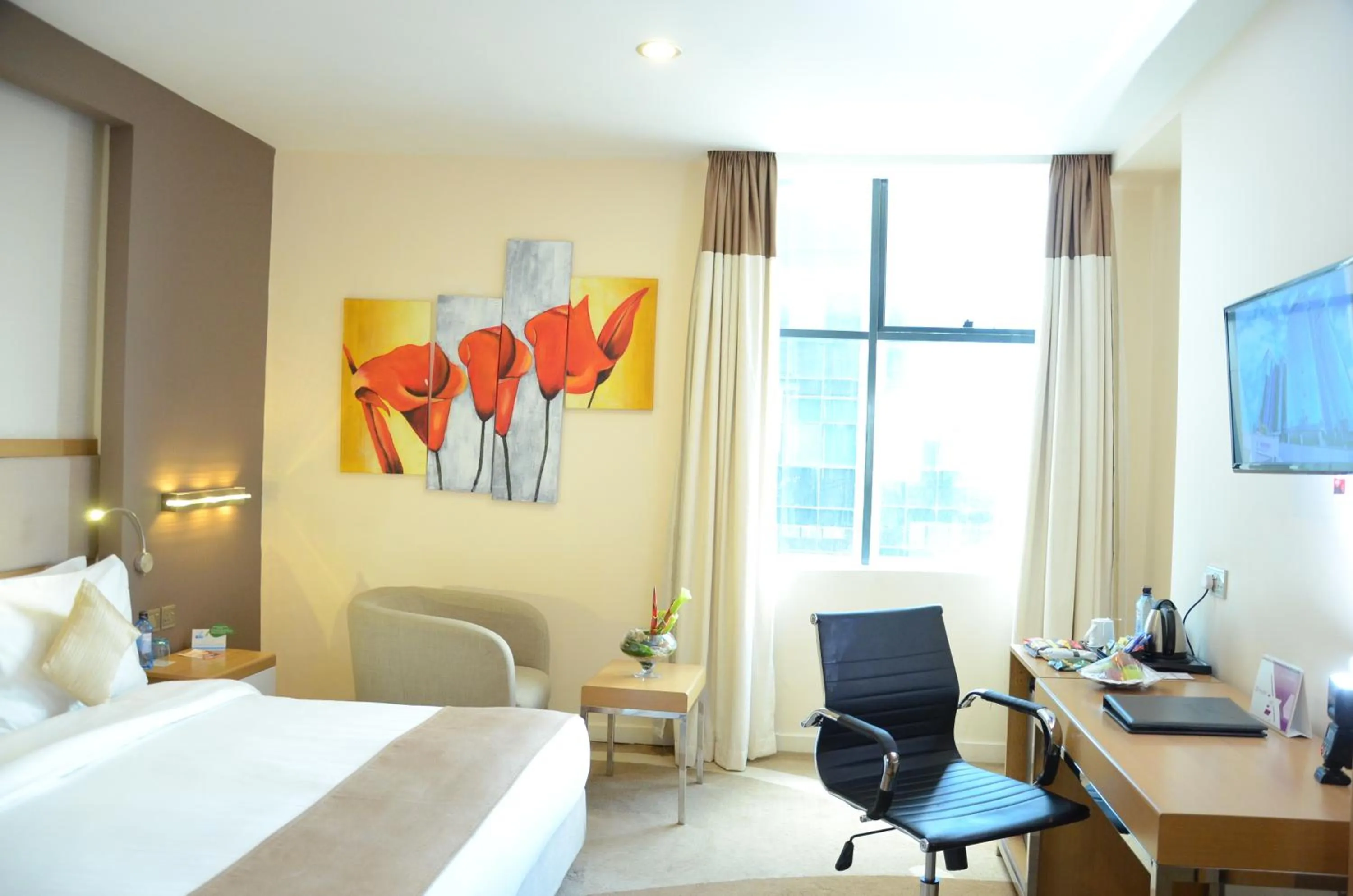 Bed in PrideInn Azure Hotel Nairobi Westlands