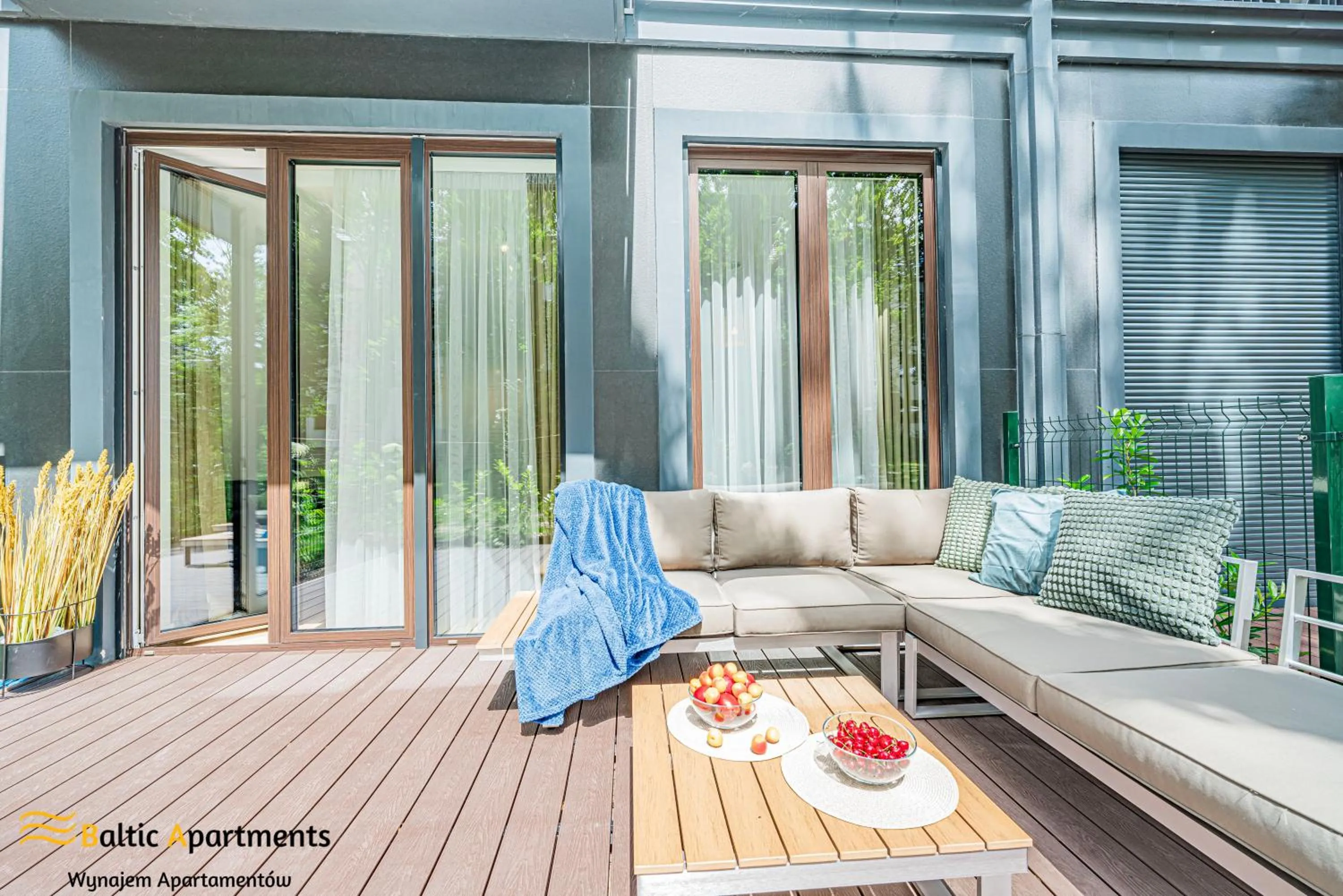 Balcony/Terrace in Seaside Garden Apartments & Wellness by Baltic Apartments