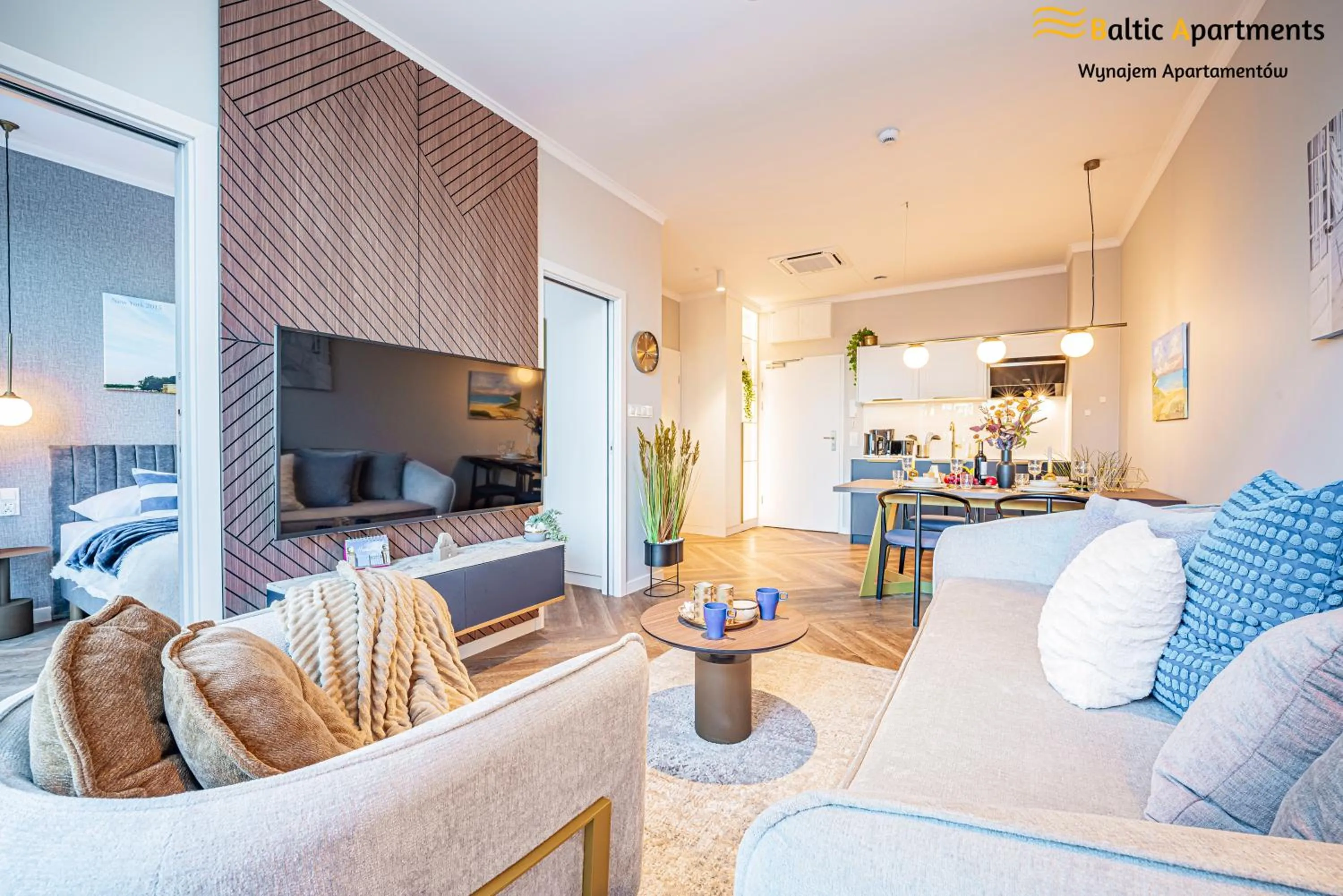 TV and multimedia in Seaside Garden Apartments & Wellness by Baltic Apartments