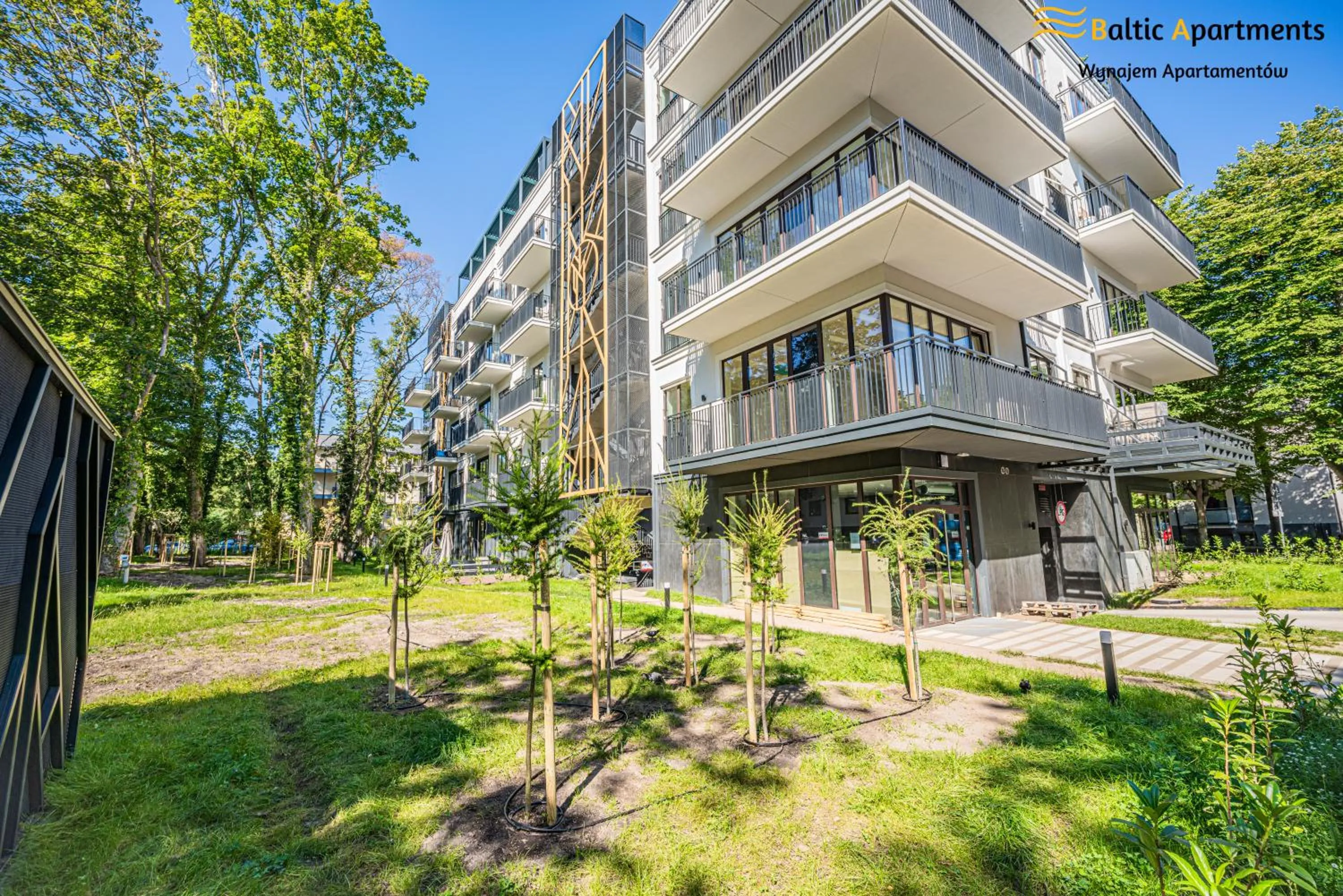 Property building in Seaside Garden Apartments & Wellness by Baltic Apartments