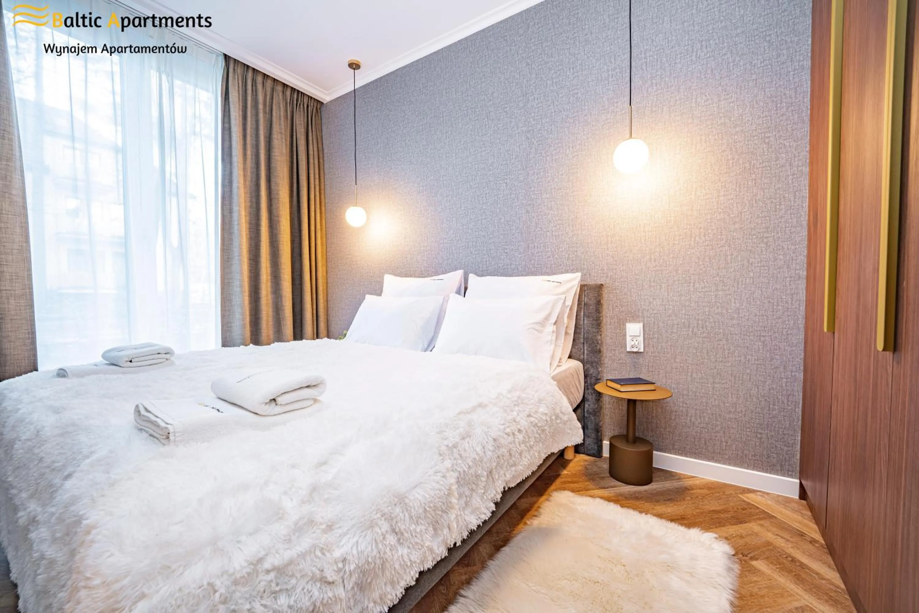 Bed in Seaside Garden Apartments & Wellness by Baltic Apartments