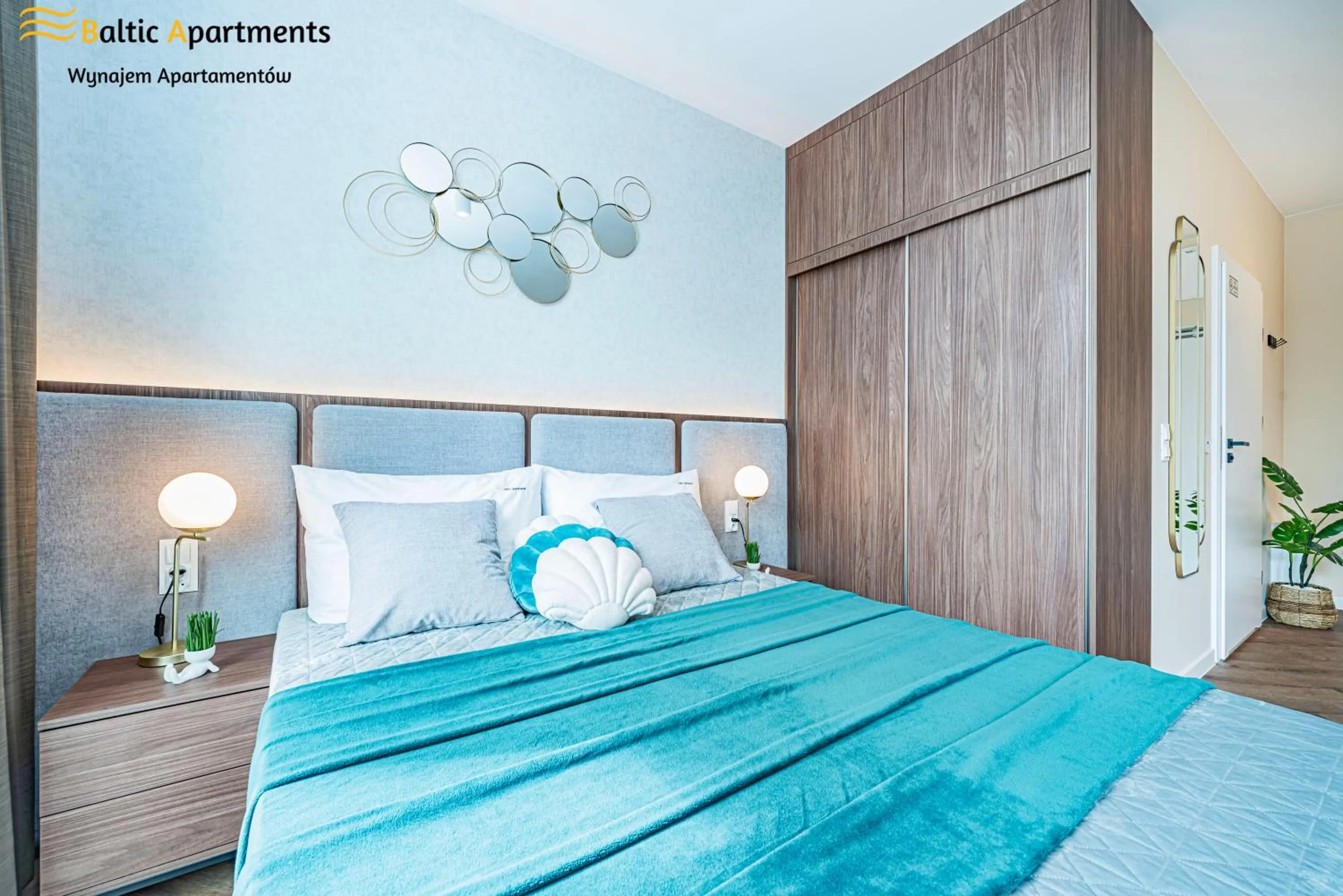 Bed in Seaside Garden Apartments & Wellness by Baltic Apartments