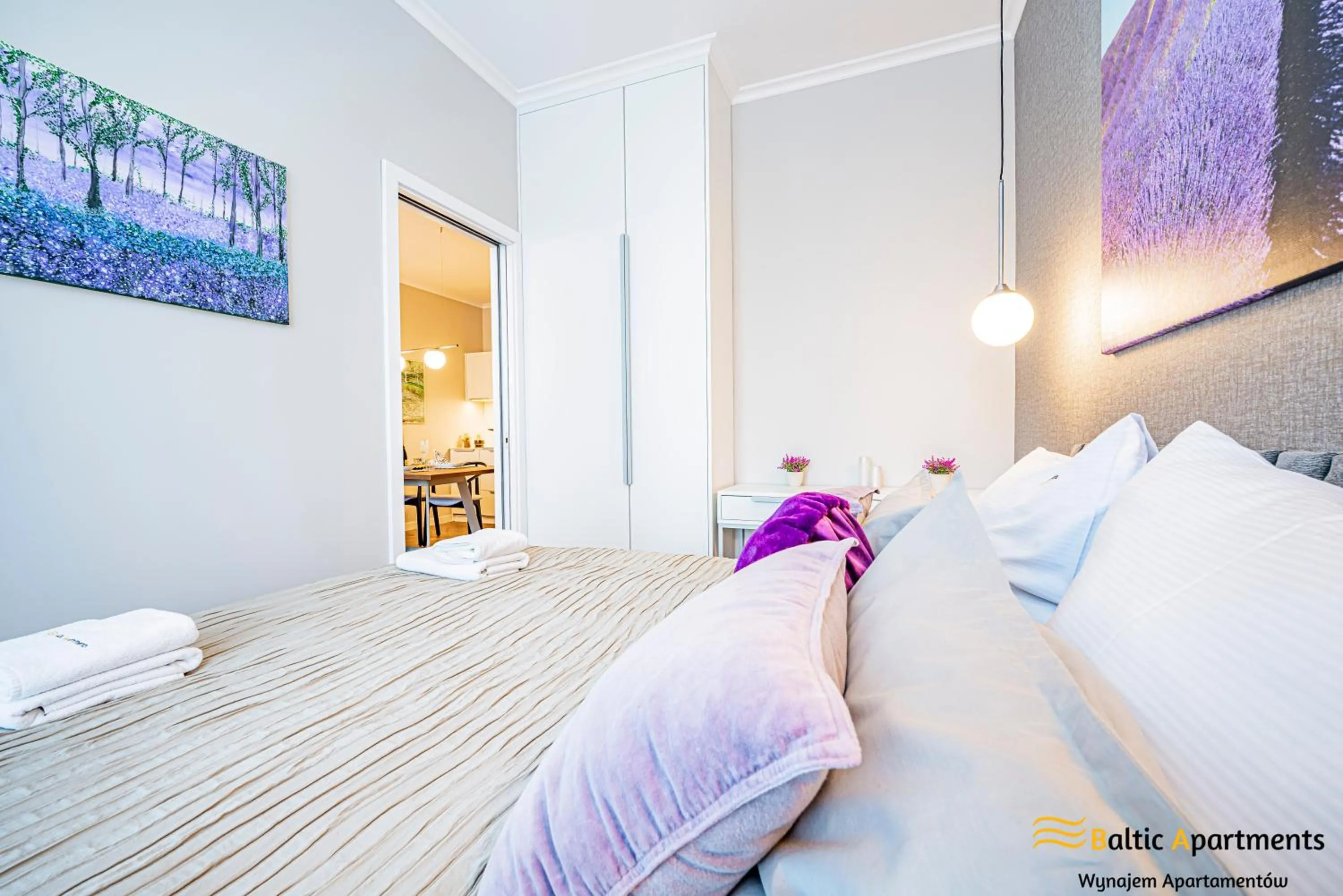 Bed in Seaside Garden Apartments & Wellness by Baltic Apartments