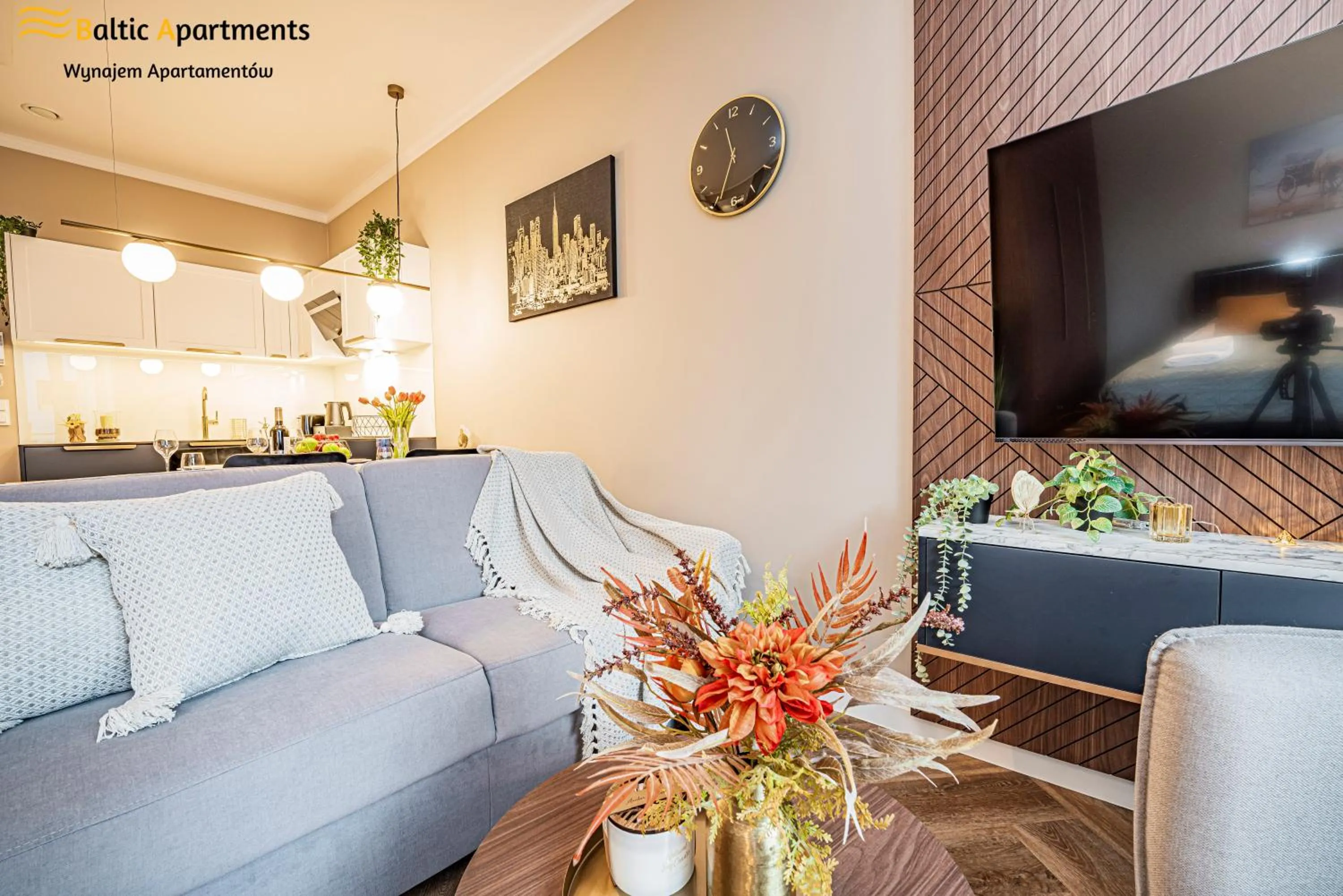 Bed in Seaside Garden Apartments & Wellness by Baltic Apartments