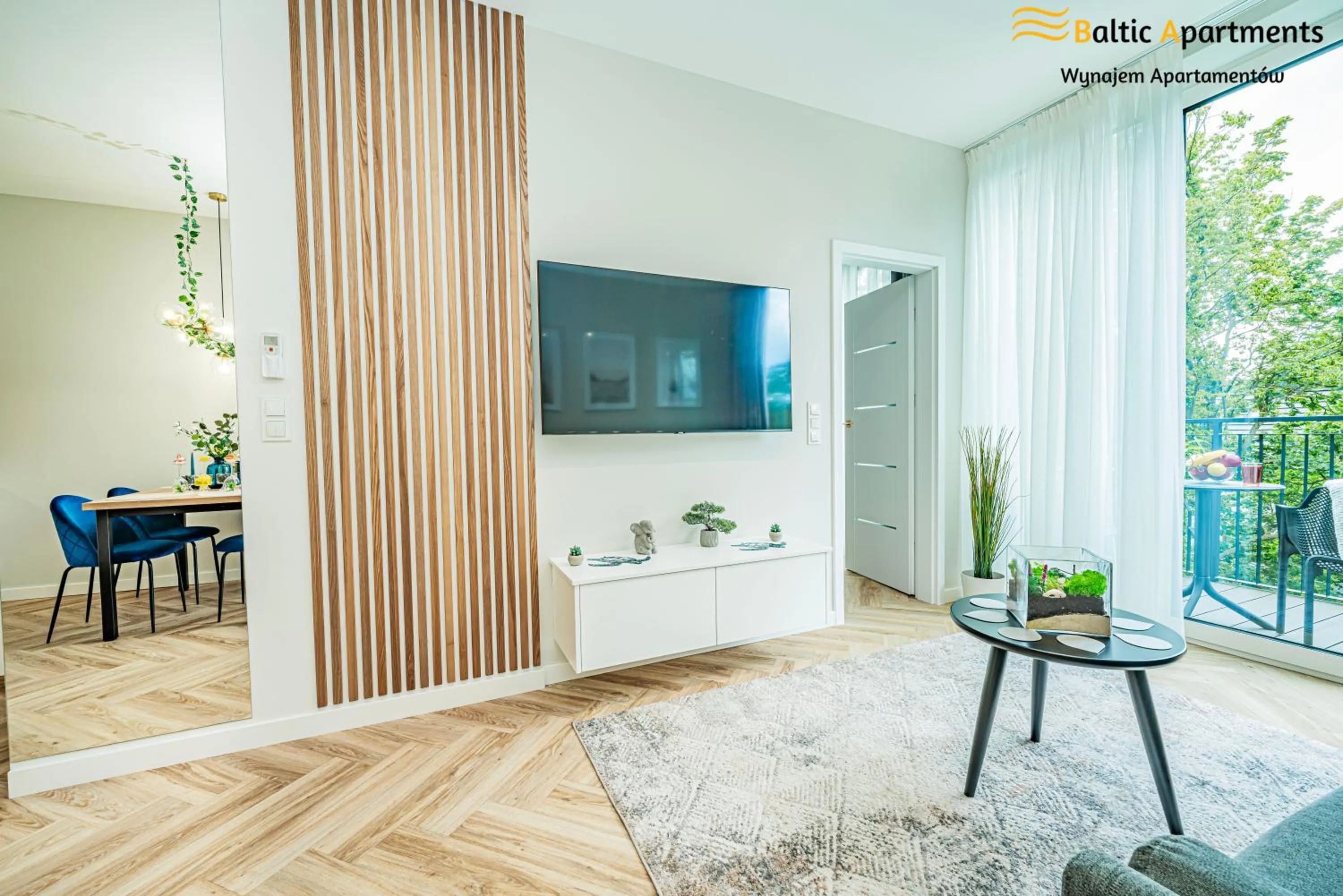 TV and multimedia in Seaside Garden Apartments & Wellness by Baltic Apartments