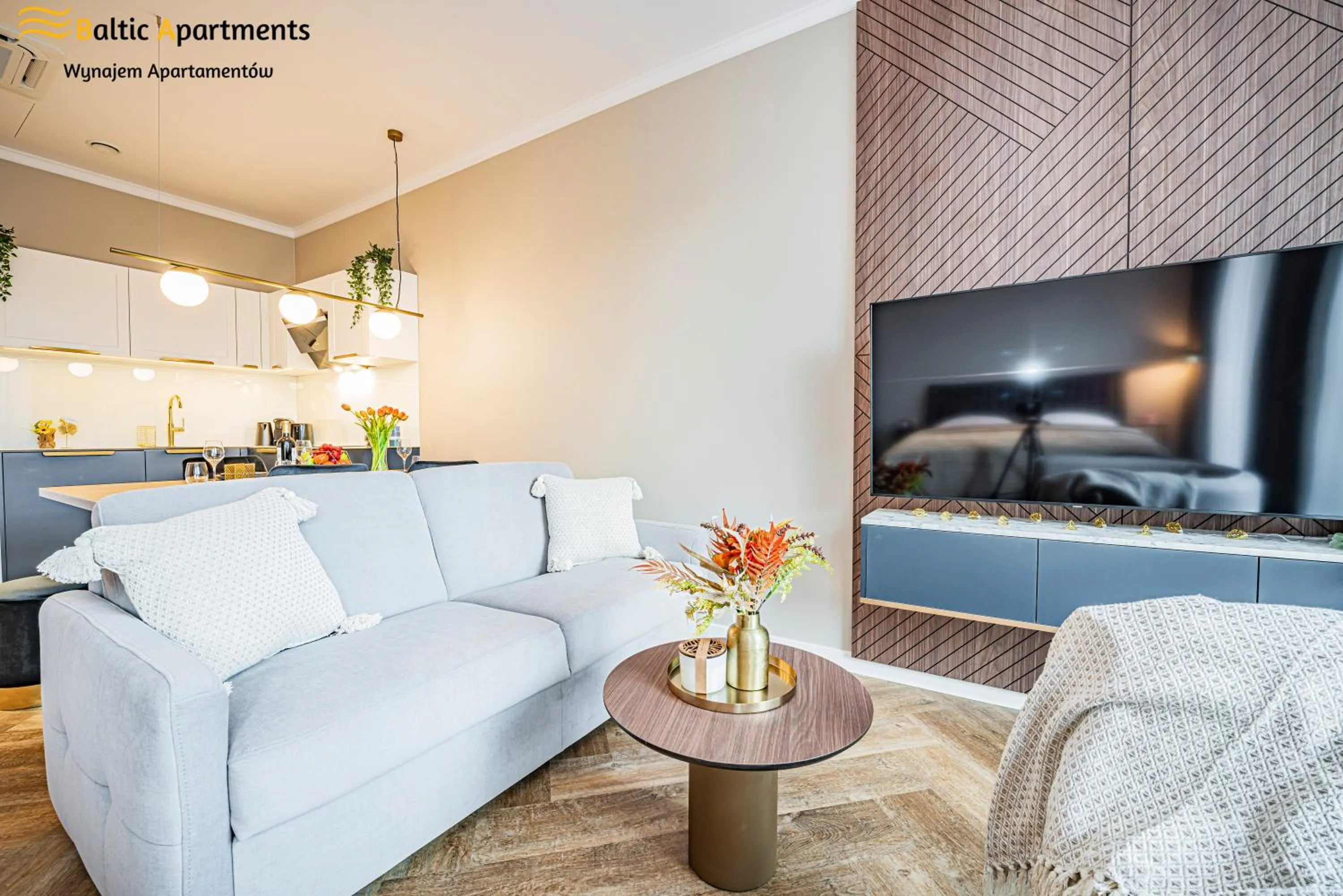 Communal lounge/ TV room in Seaside Garden Apartments & Wellness by Baltic Apartments
