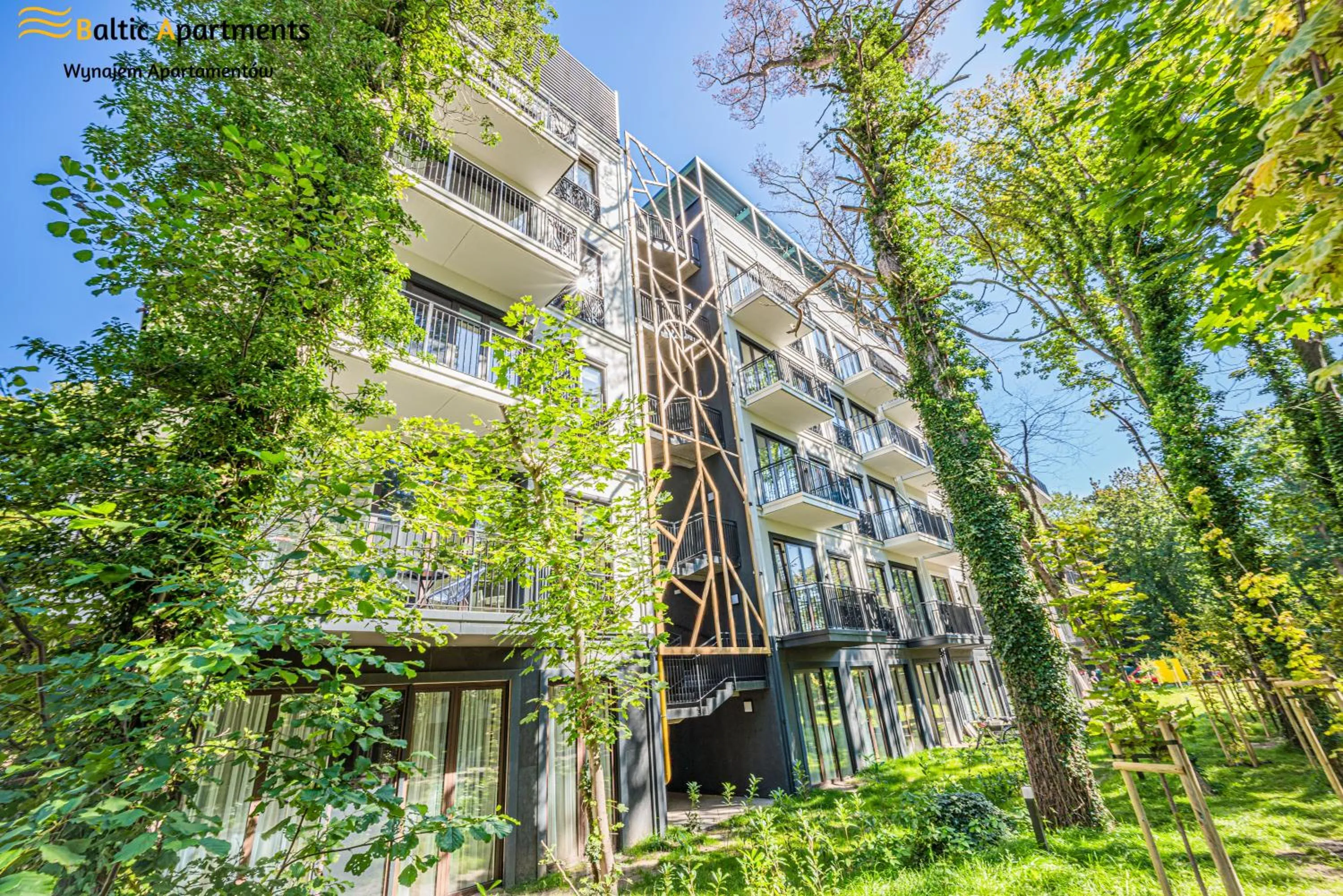 Property building in Seaside Garden Apartments & Wellness by Baltic Apartments