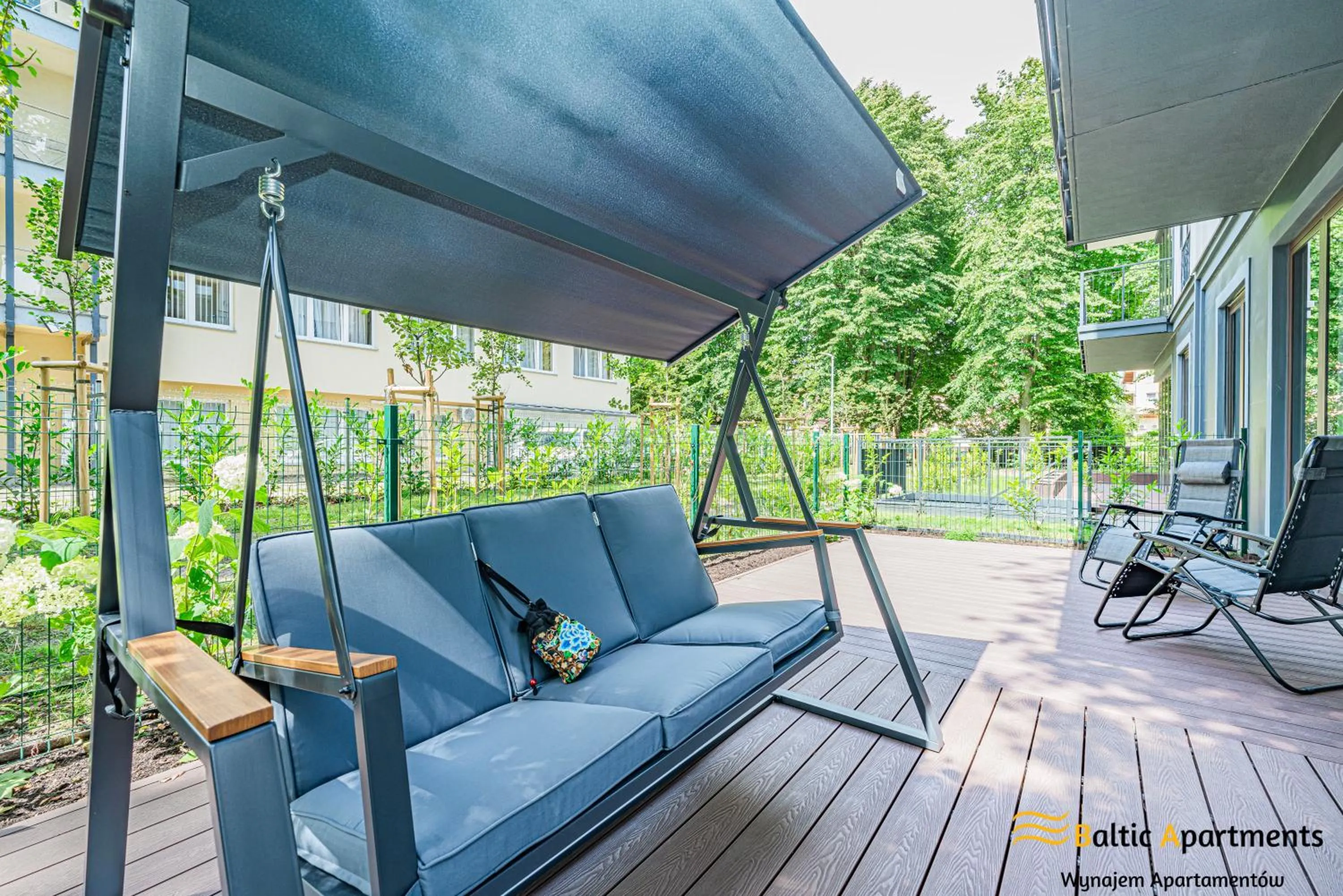 Balcony/Terrace in Seaside Garden Apartments & Wellness by Baltic Apartments