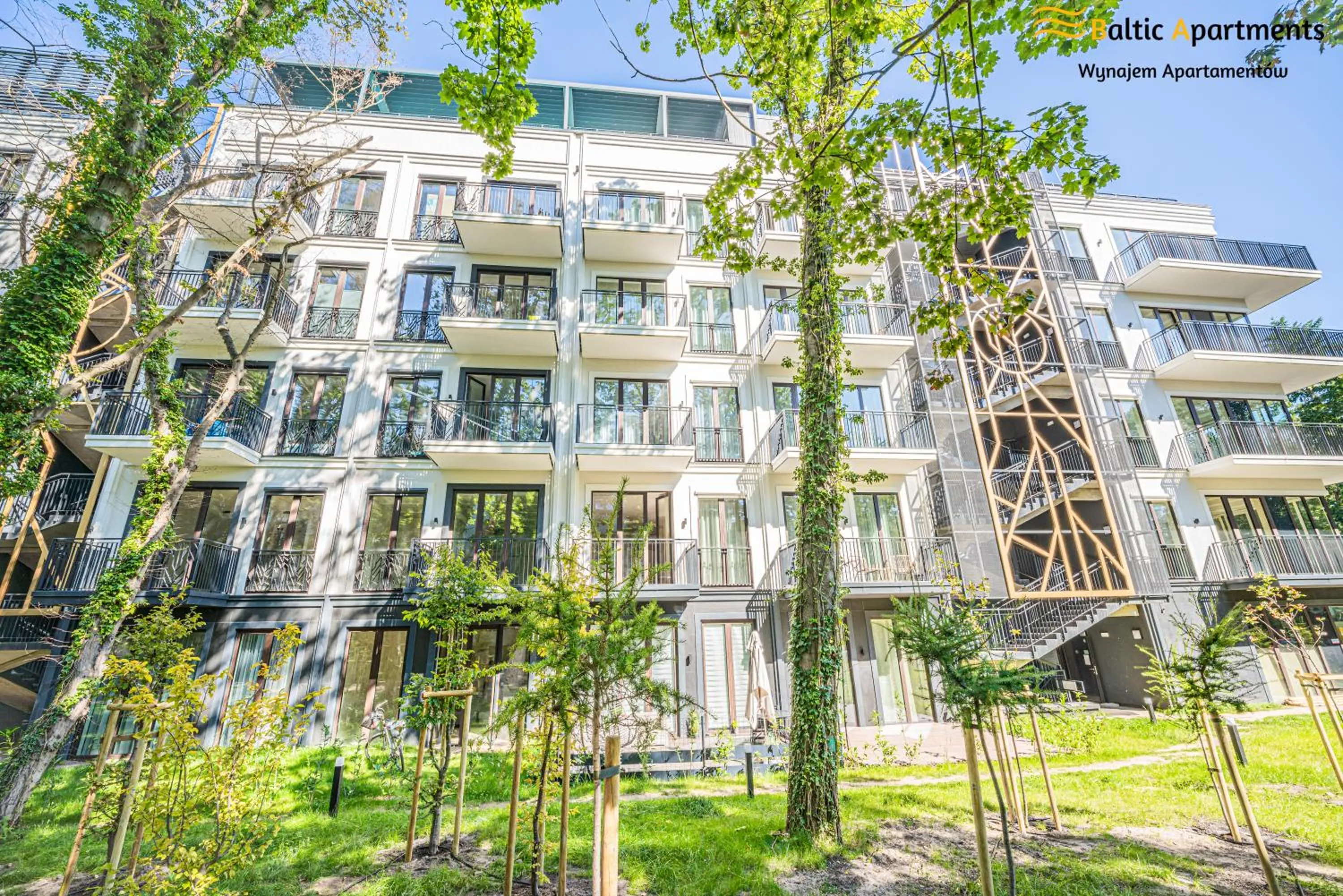 Property building in Seaside Garden Apartments & Wellness by Baltic Apartments