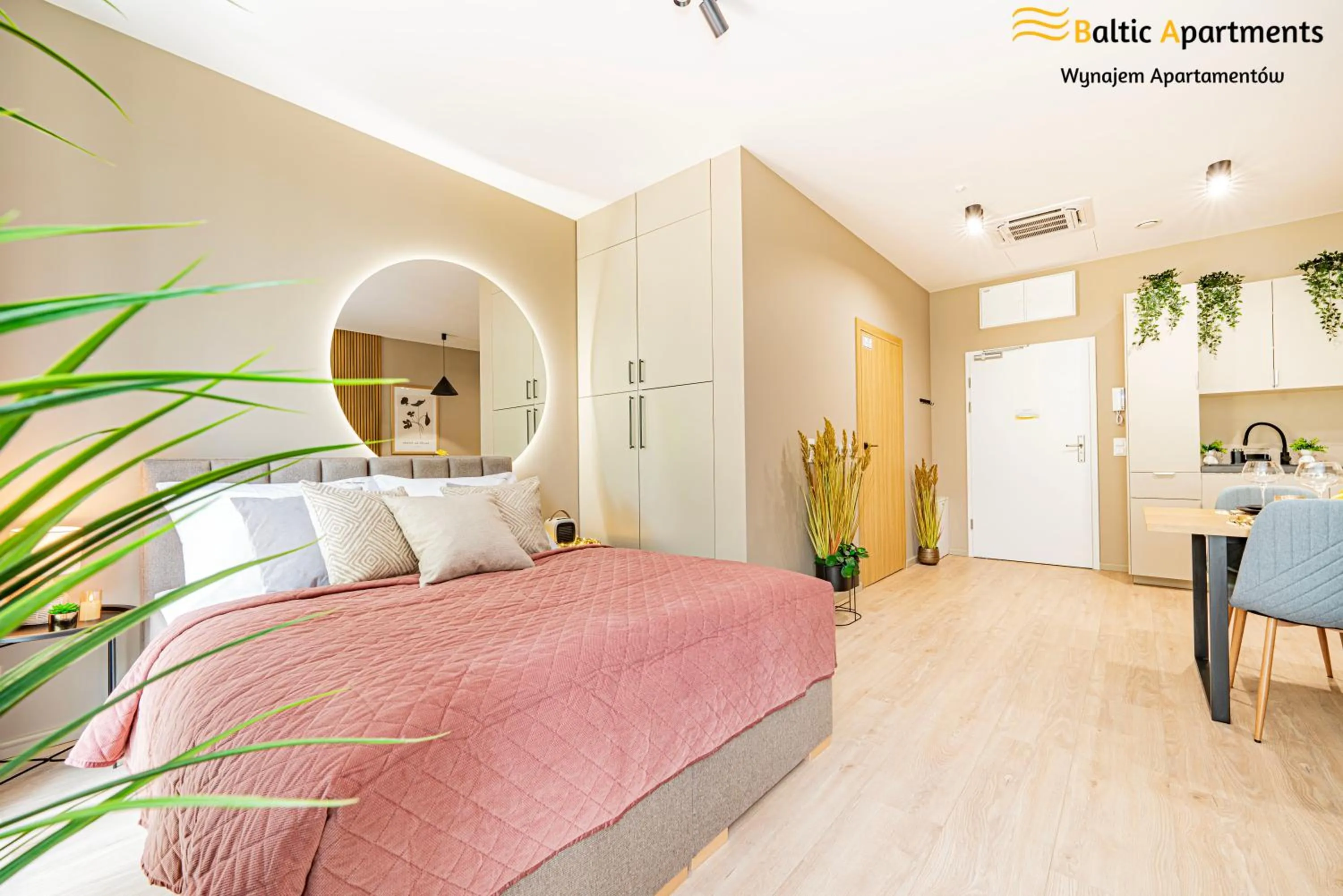 Bed in Seaside Garden Apartments & Wellness by Baltic Apartments