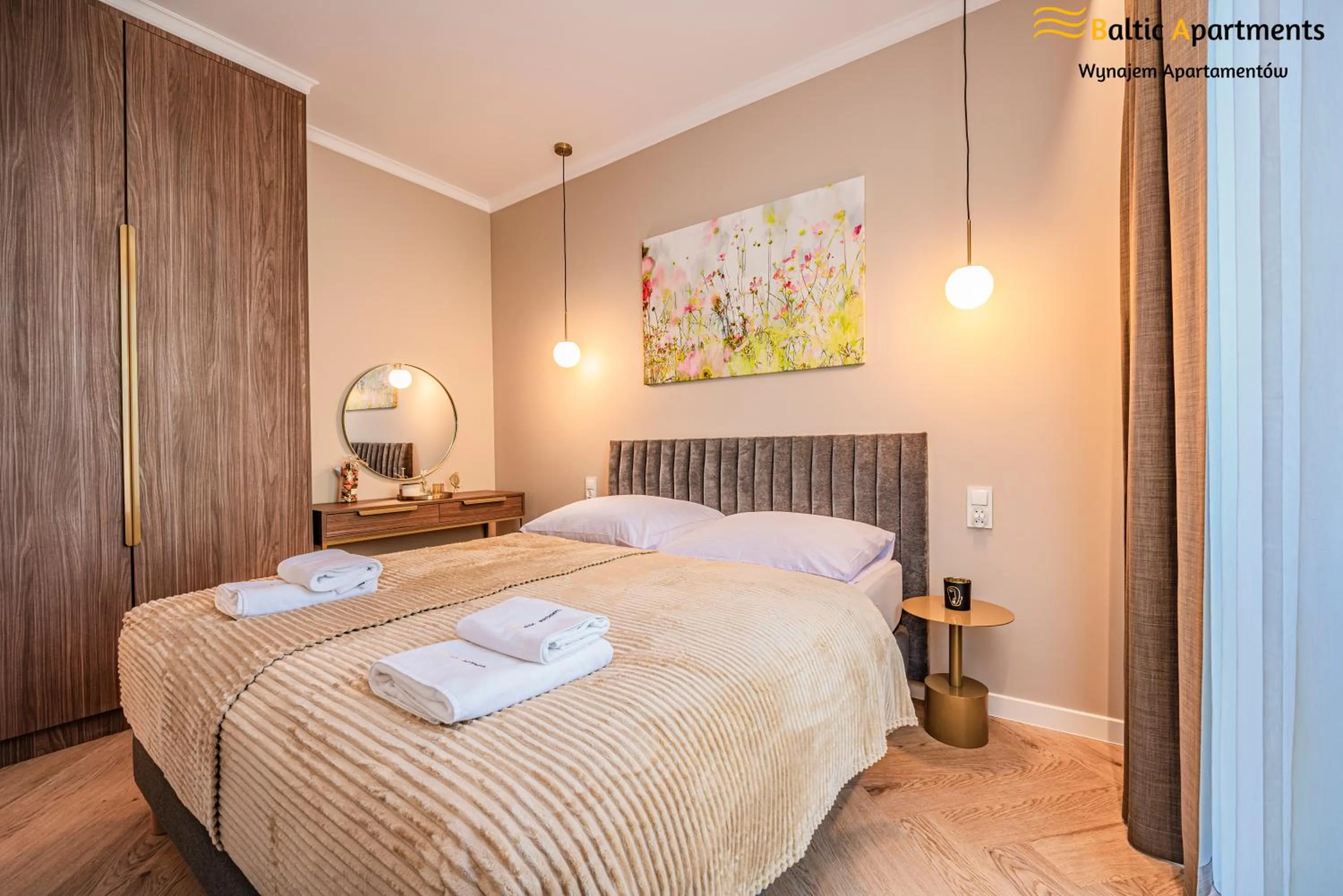 Bed in Seaside Garden Apartments & Wellness by Baltic Apartments