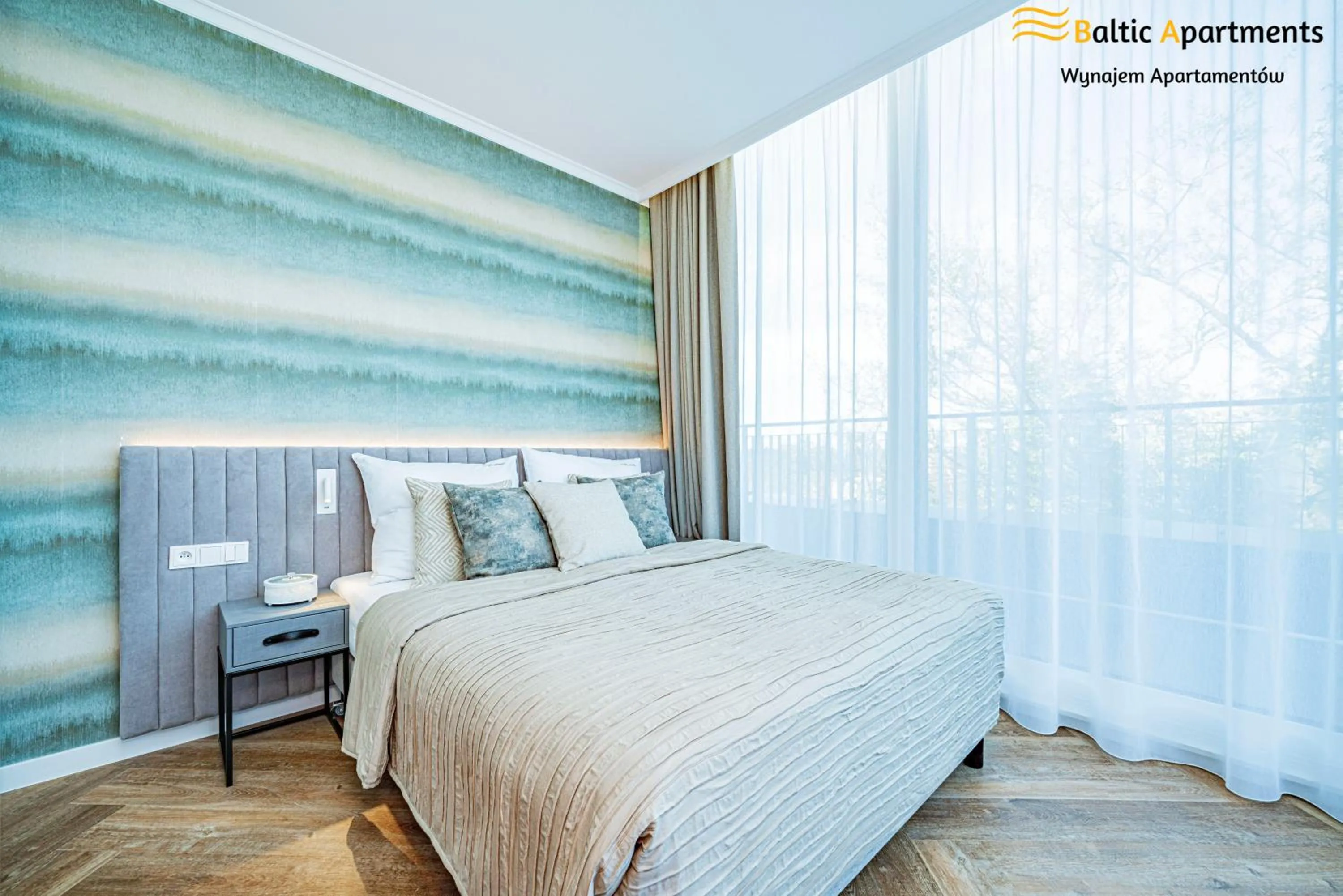 Bed in Seaside Garden Apartments & Wellness by Baltic Apartments