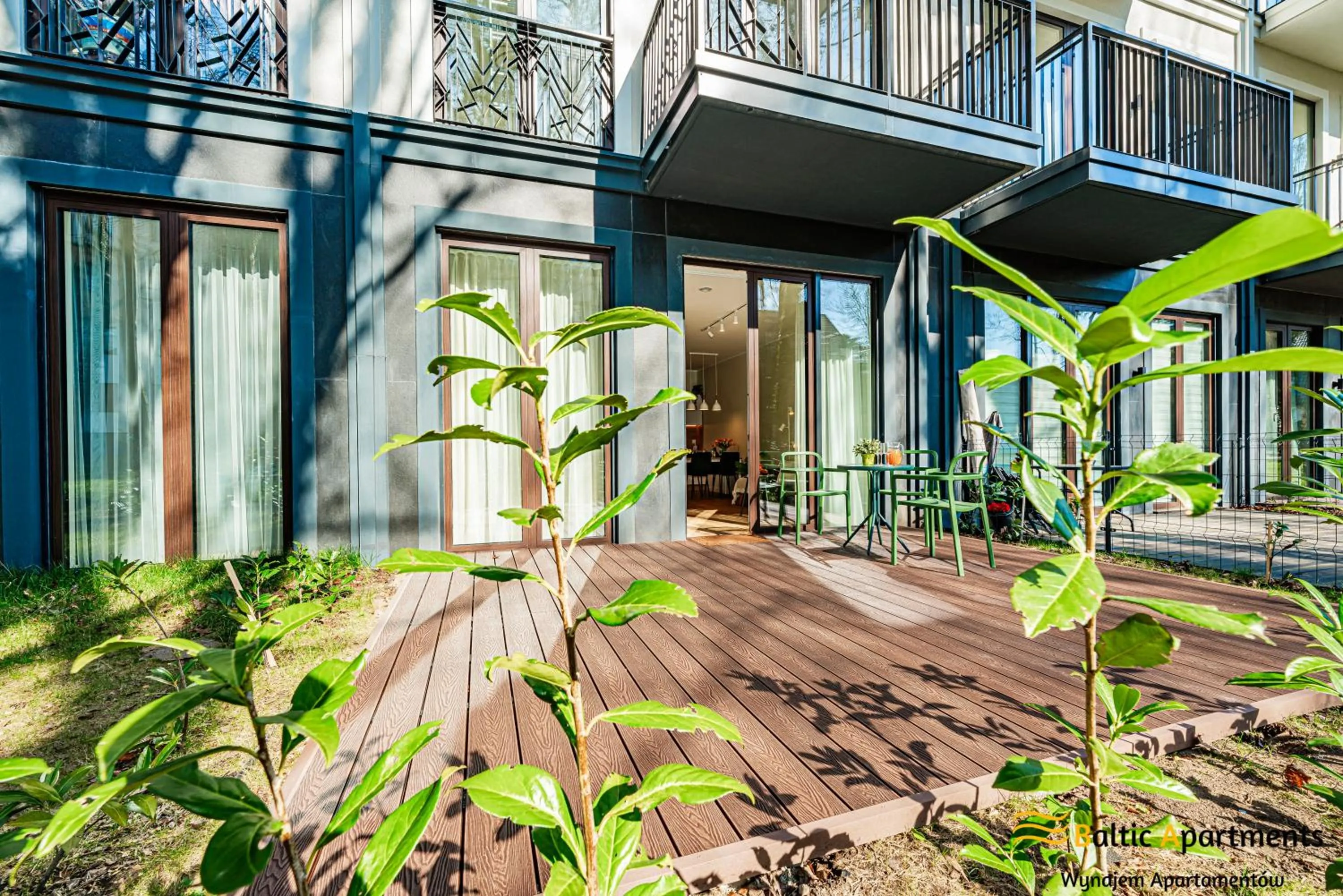 Balcony/Terrace in Seaside Garden Apartments & Wellness by Baltic Apartments