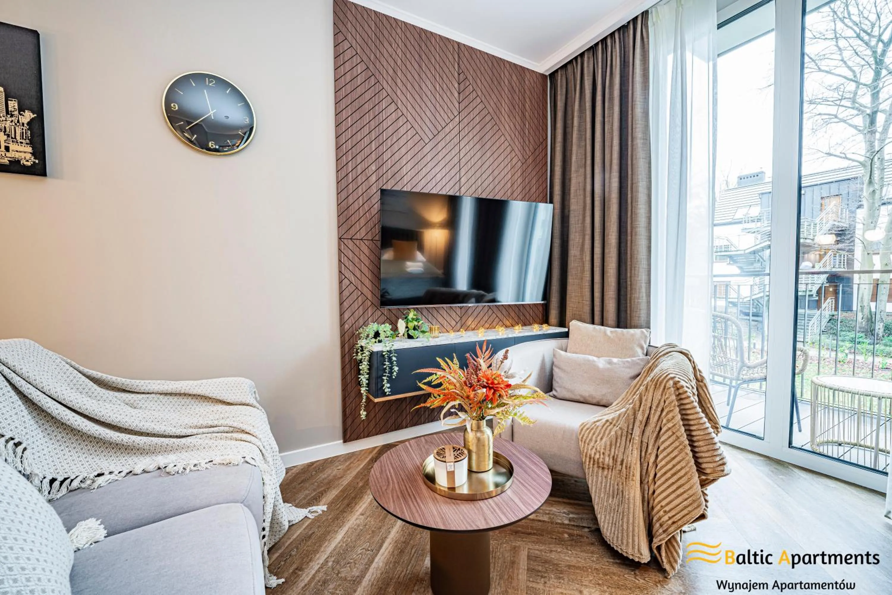 TV and multimedia in Seaside Garden Apartments & Wellness by Baltic Apartments