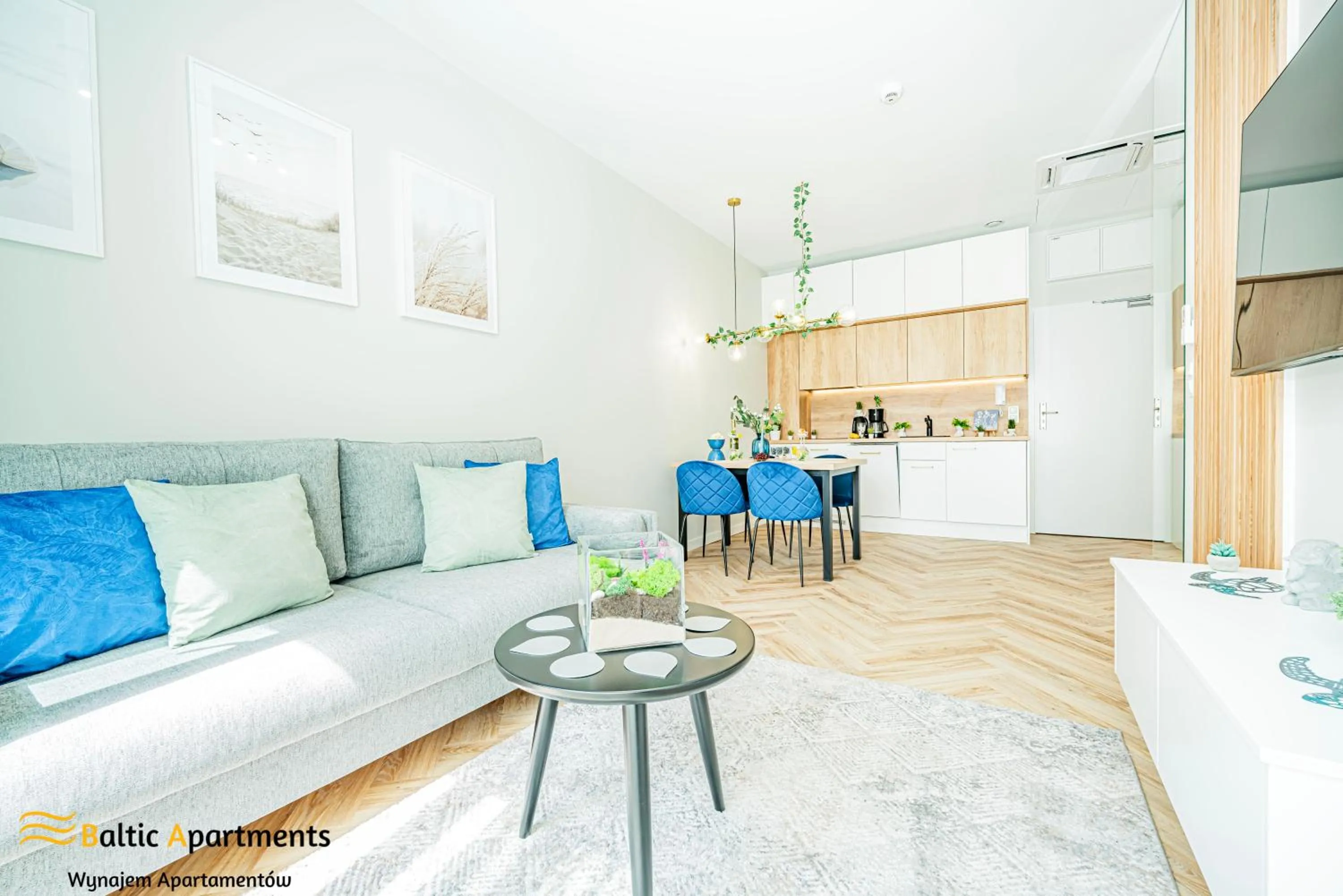 Bed in Seaside Garden Apartments & Wellness by Baltic Apartments