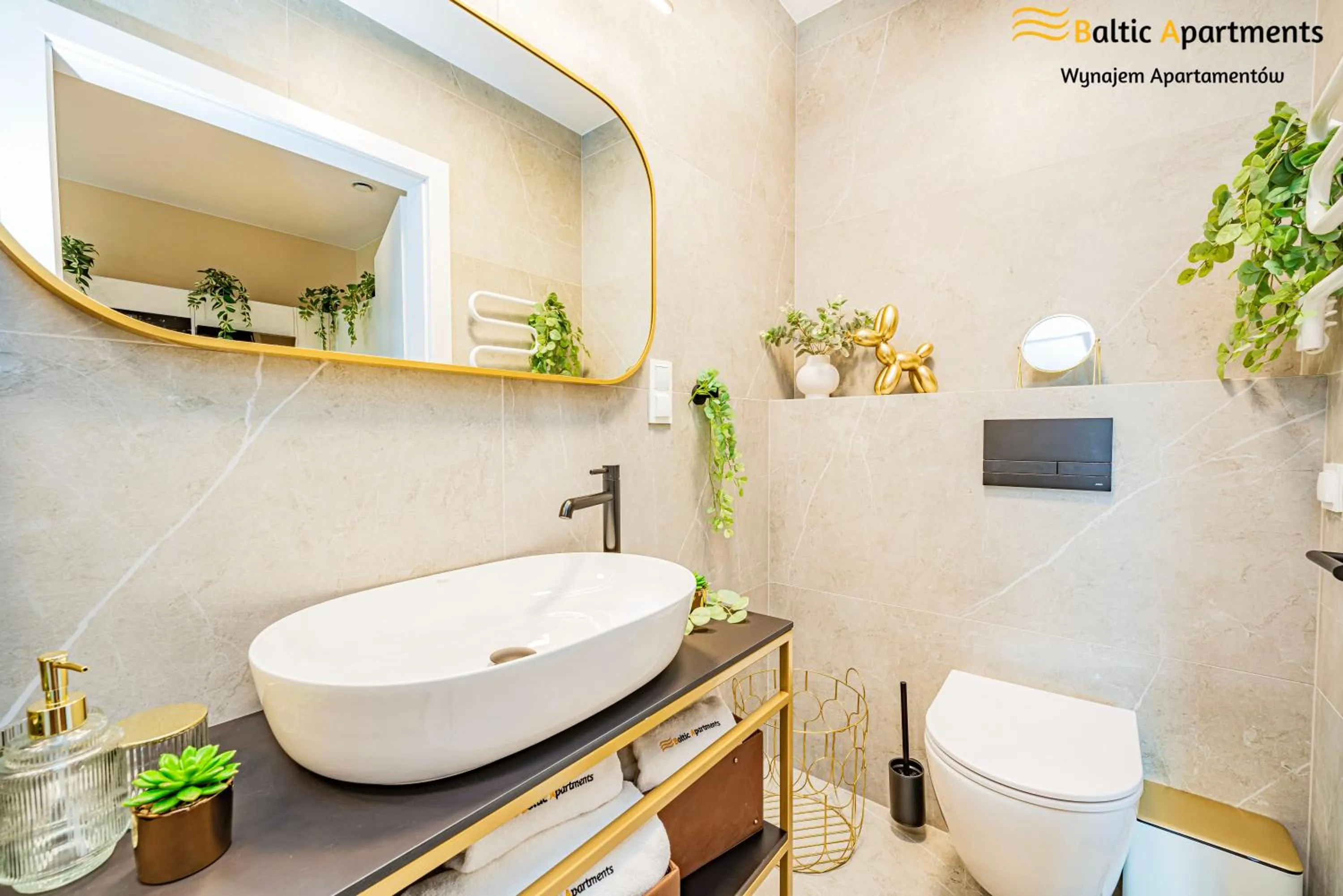 Toilet in Seaside Garden Apartments & Wellness by Baltic Apartments