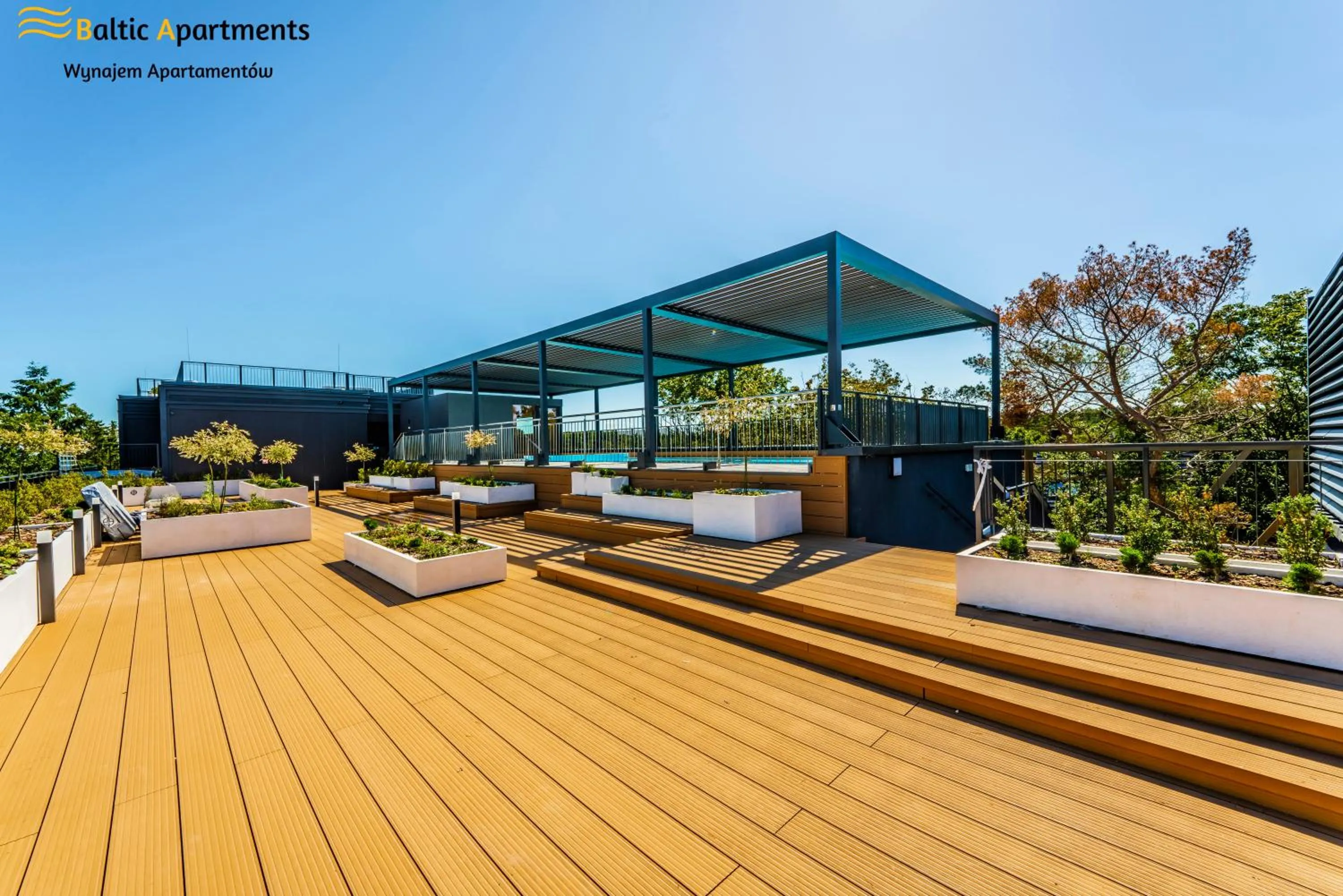 Balcony/Terrace in Seaside Garden Apartments & Wellness by Baltic Apartments