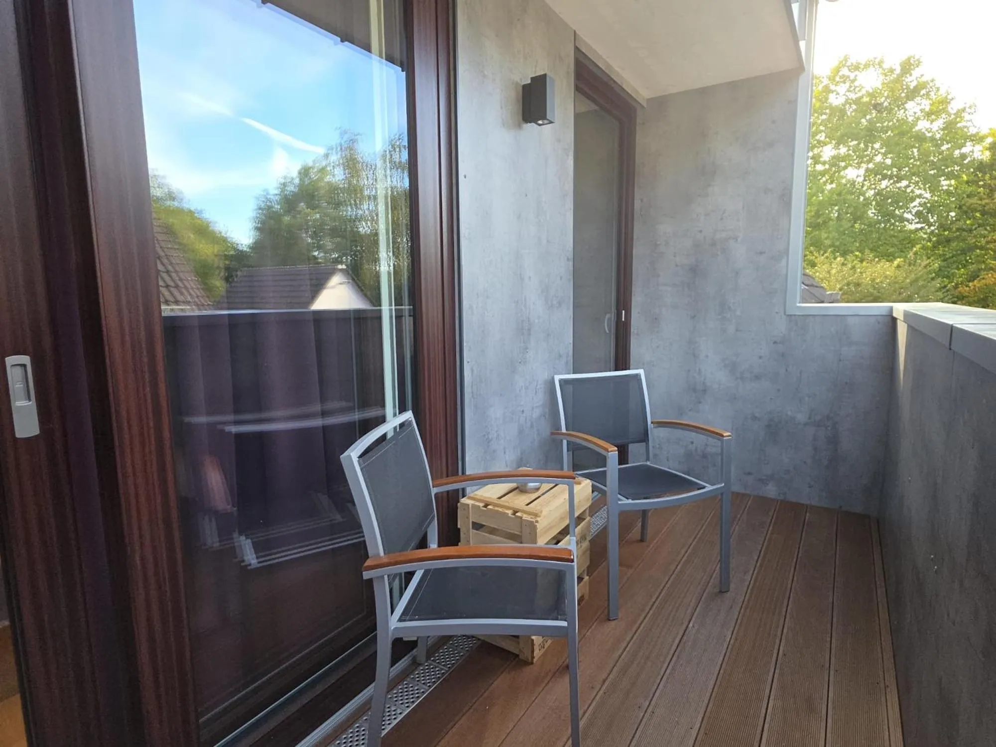 Balcony/Terrace in Weinhotel Restaurant Klostermühle