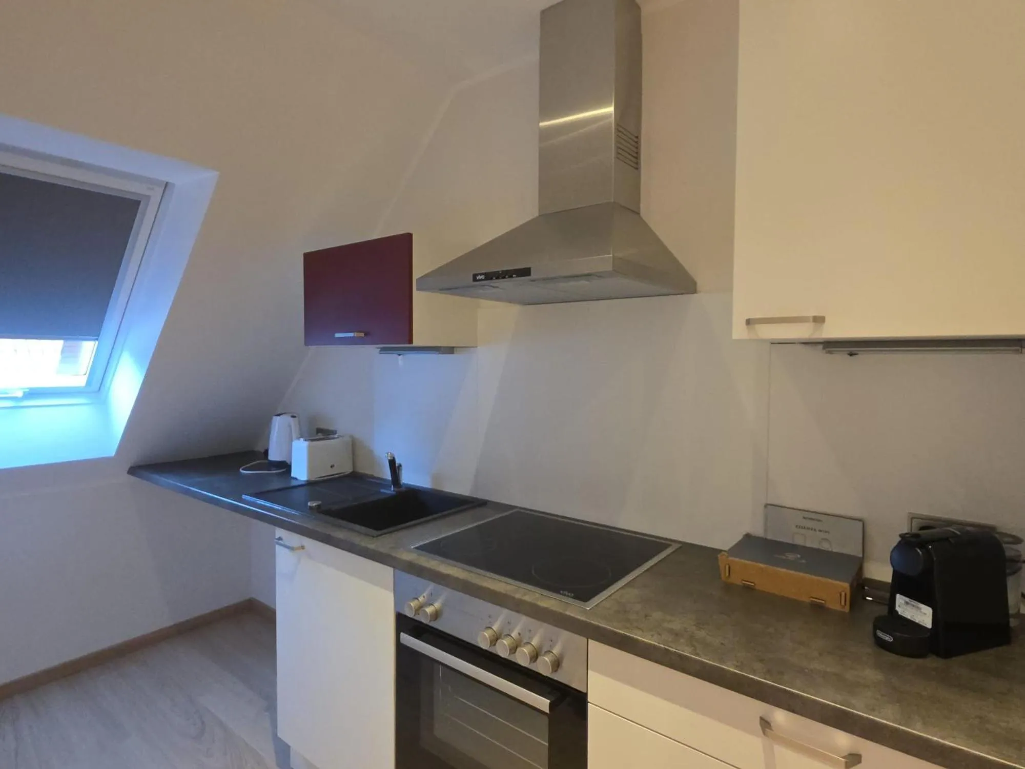 Kitchen or kitchenette in Weinhotel Restaurant Klostermühle