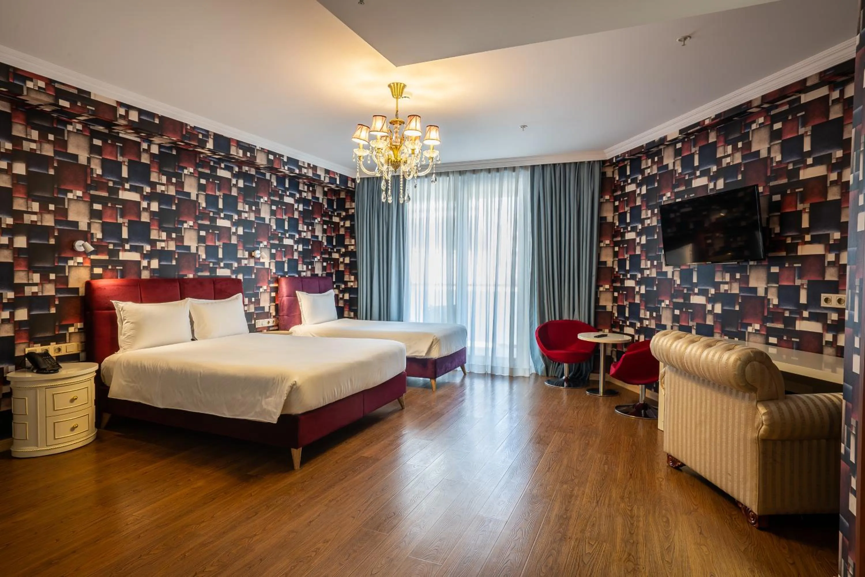 Bedroom, Bed in Panorama Lisi Grand Hotel