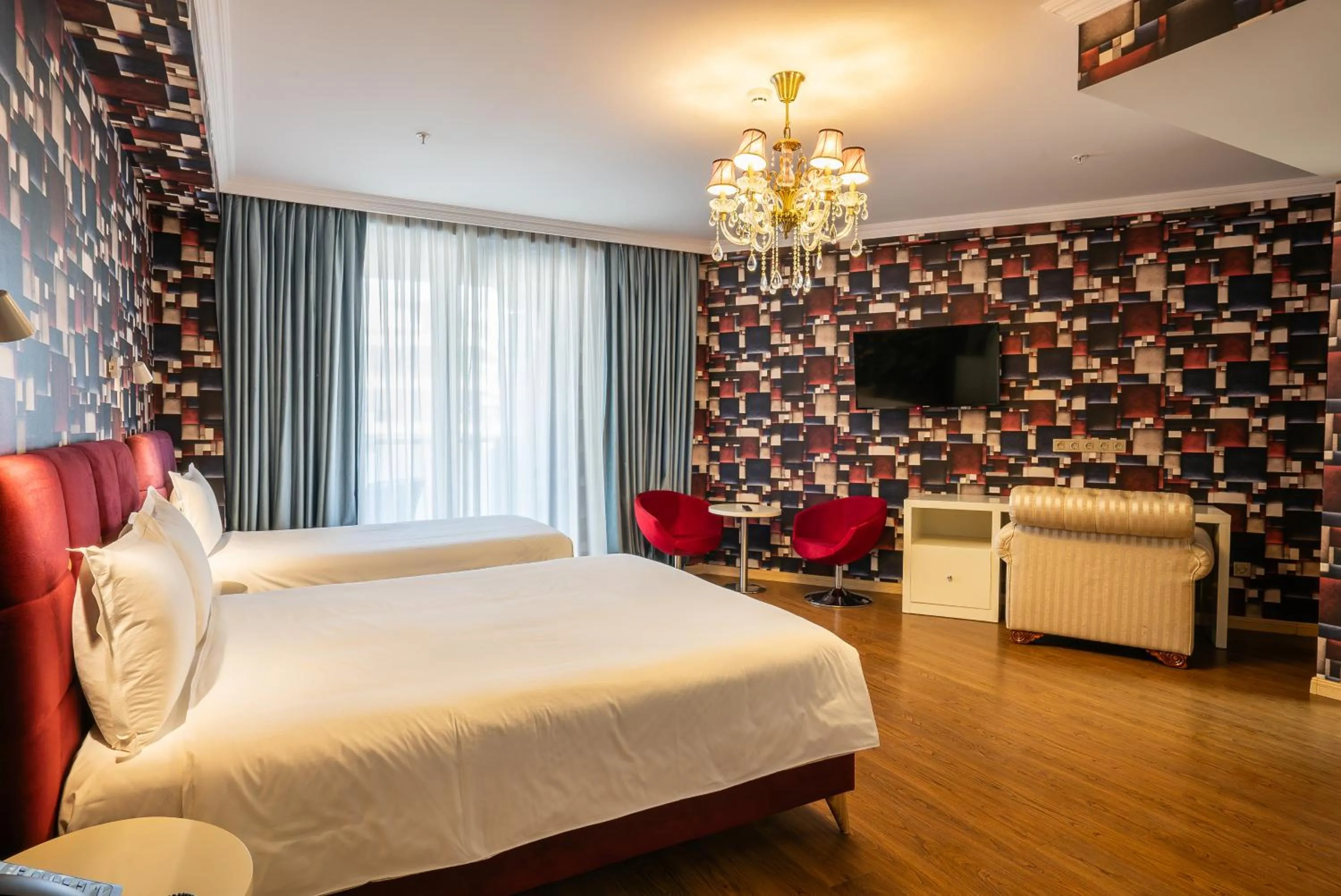 Bedroom, Bed in Panorama Lisi Grand Hotel