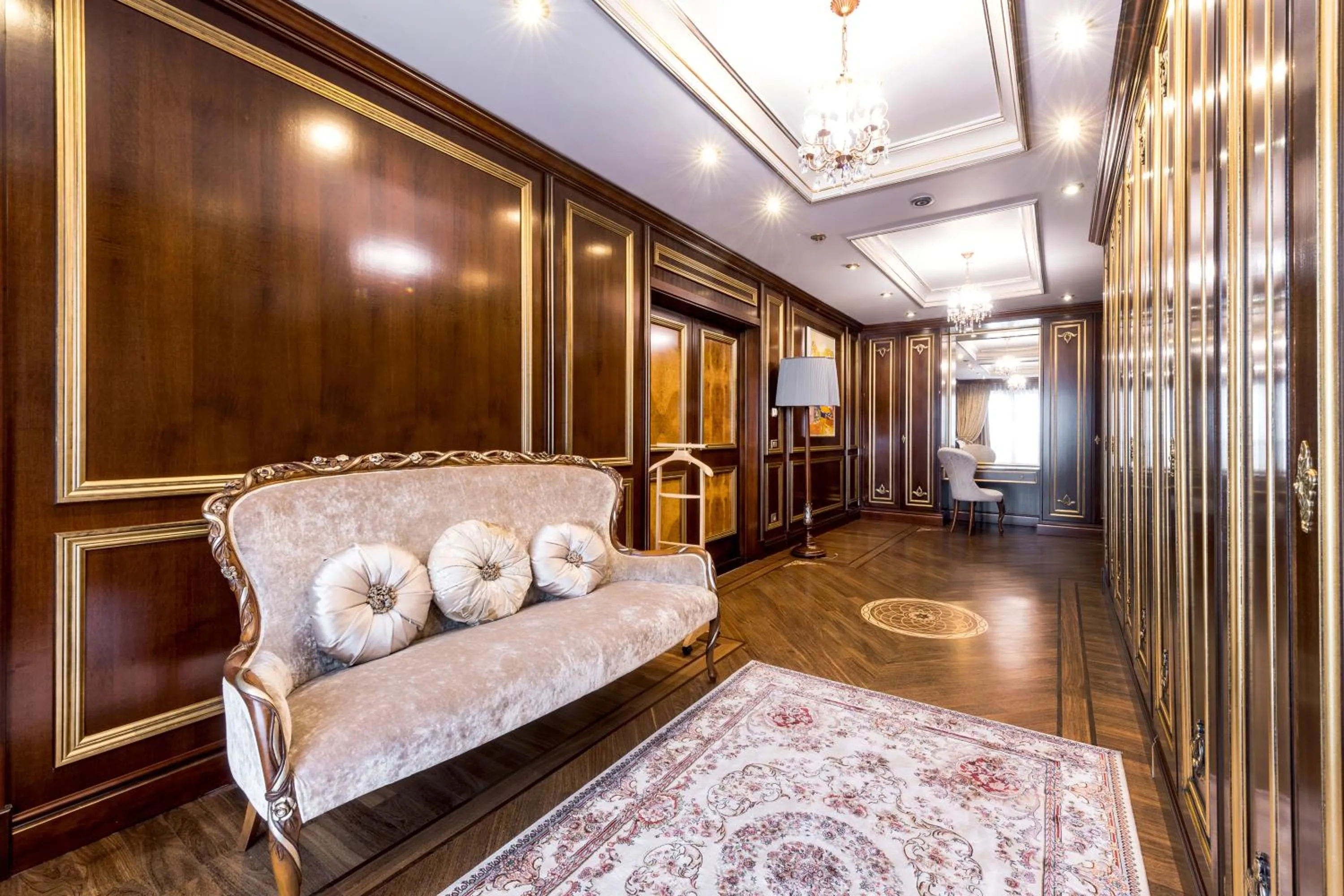 Seating area, Bed in Rixos Khadisha Shymkent