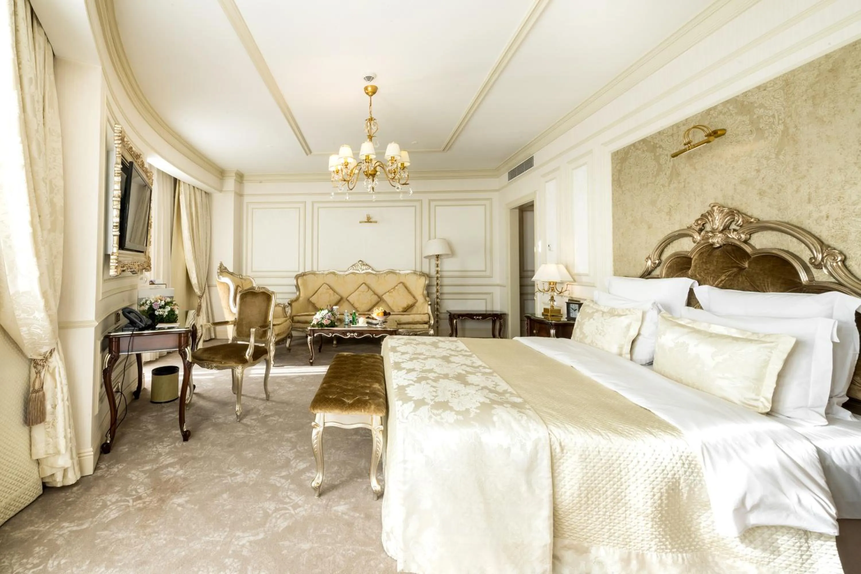 Photo of the whole room, Bed in Rixos Khadisha Shymkent