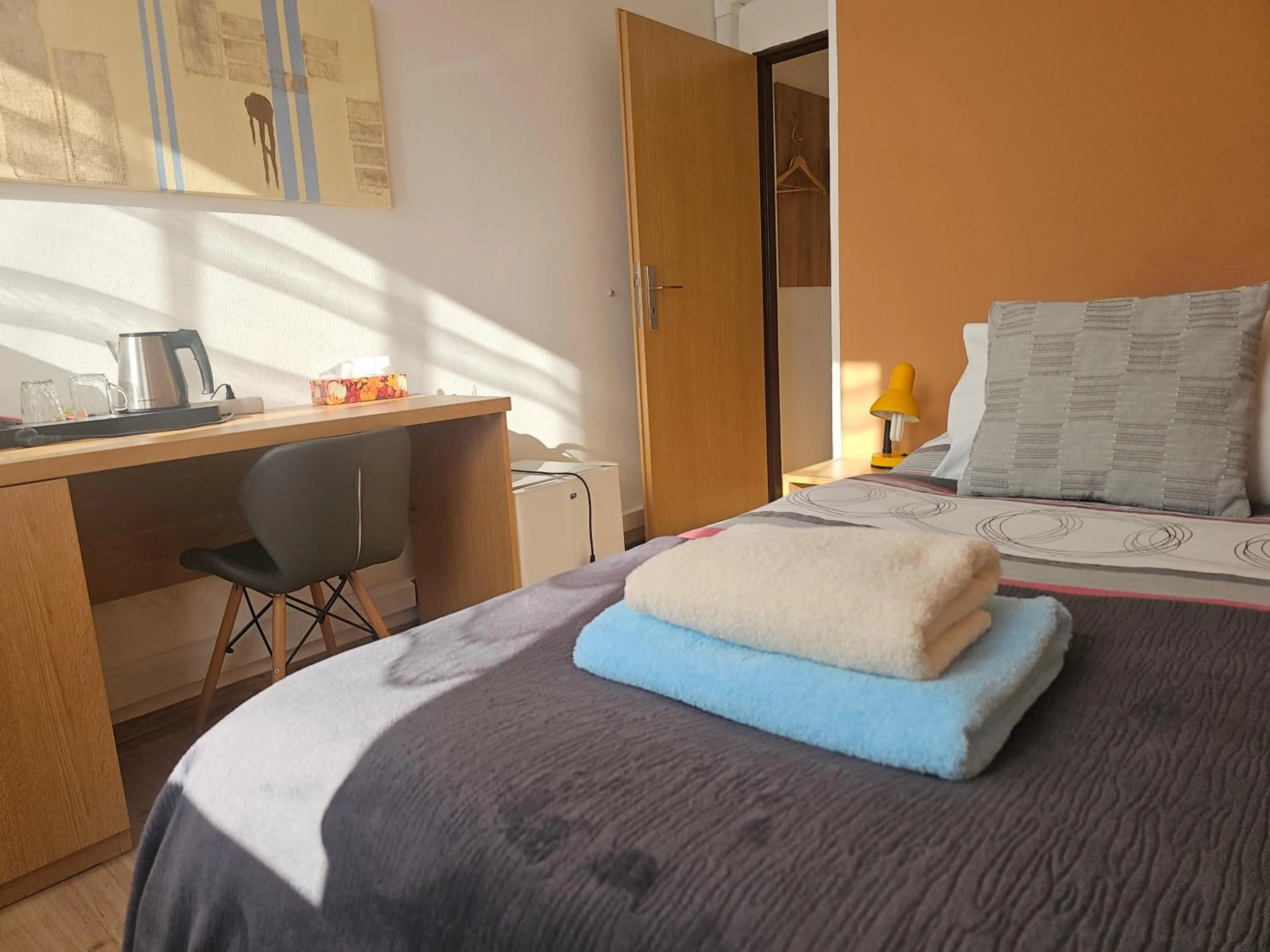 furniture, Bed in Hotel Gól Prostějov