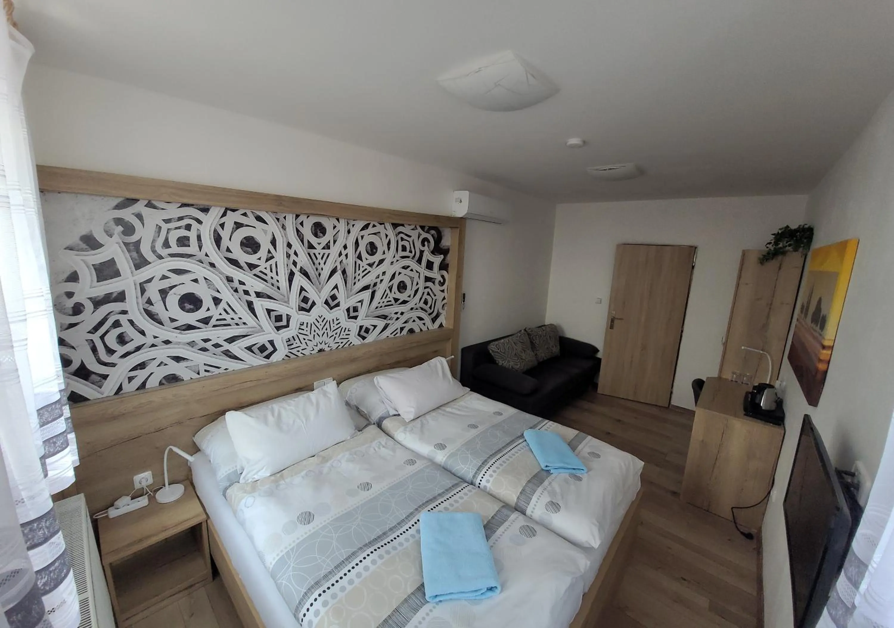 Bedroom, Bed in Hotel Gól Prostějov