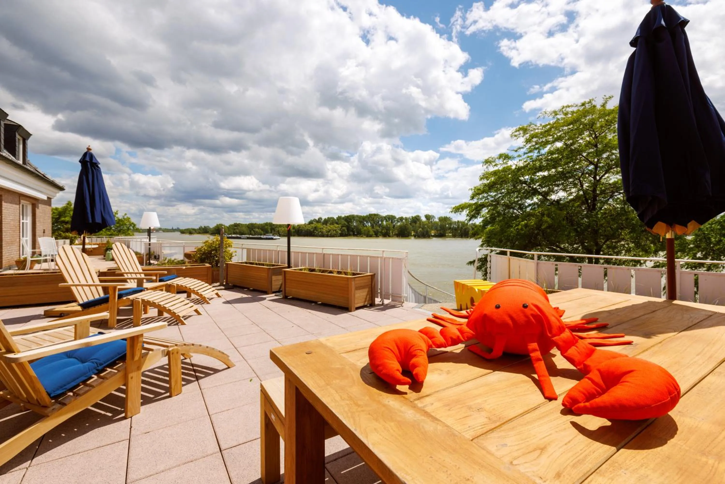 Balcony/Terrace in Logierhaus RheintorEins